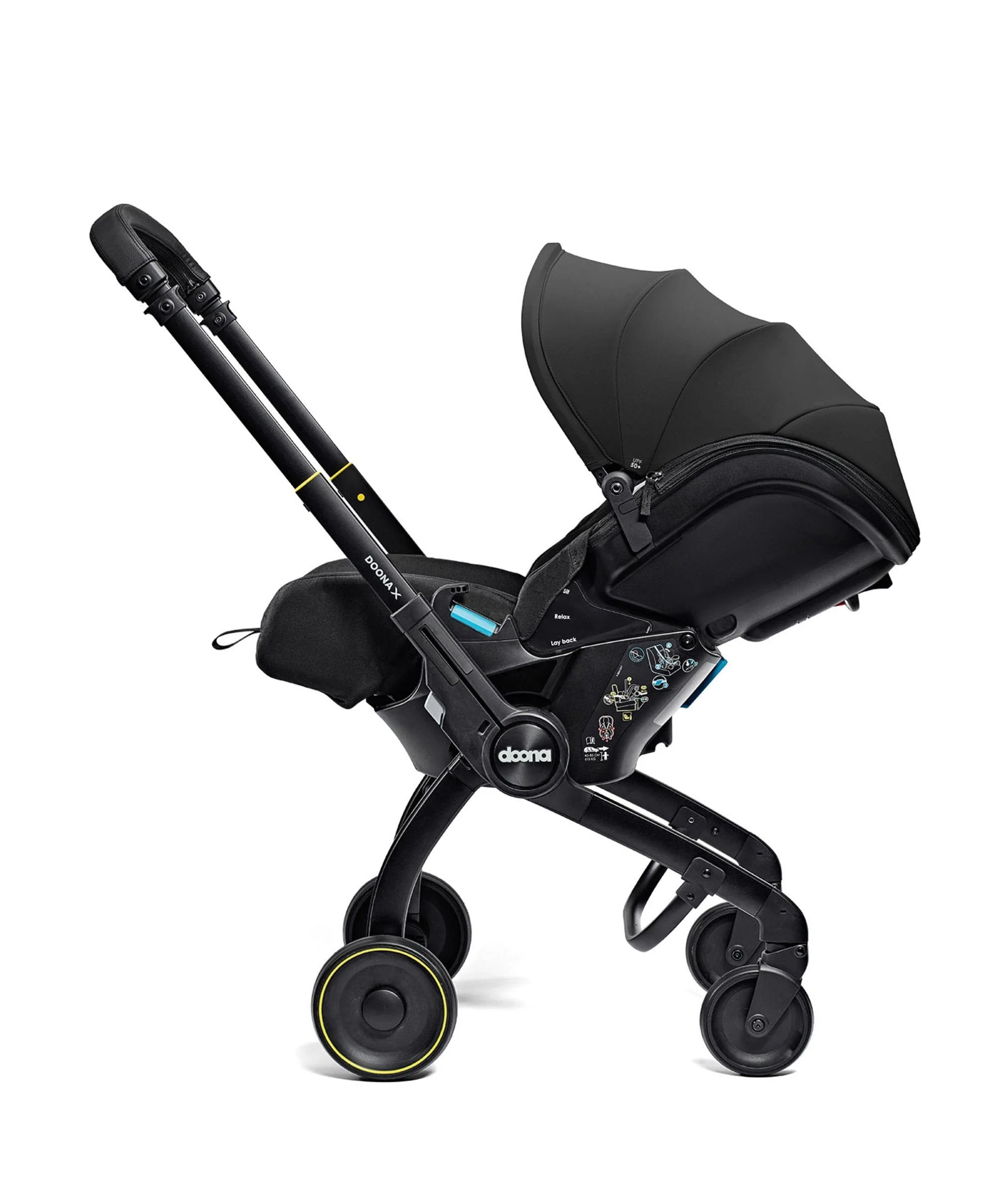 Doona X Car Seat & Stroller - Nitro Black - Image 4