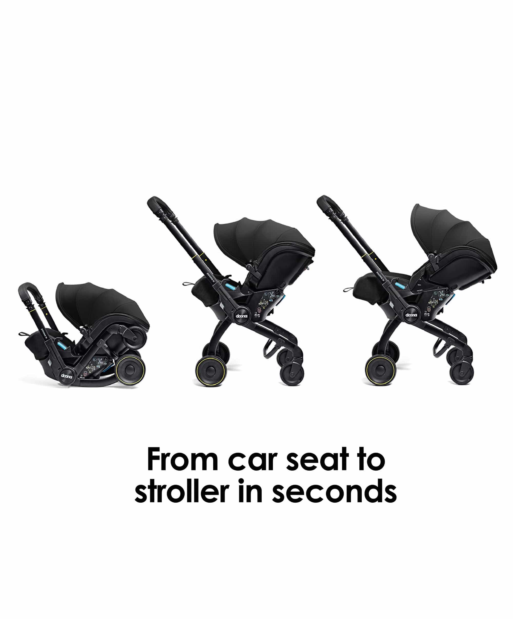 Doona X Car Seat & Stroller - Nitro Black - Image 5