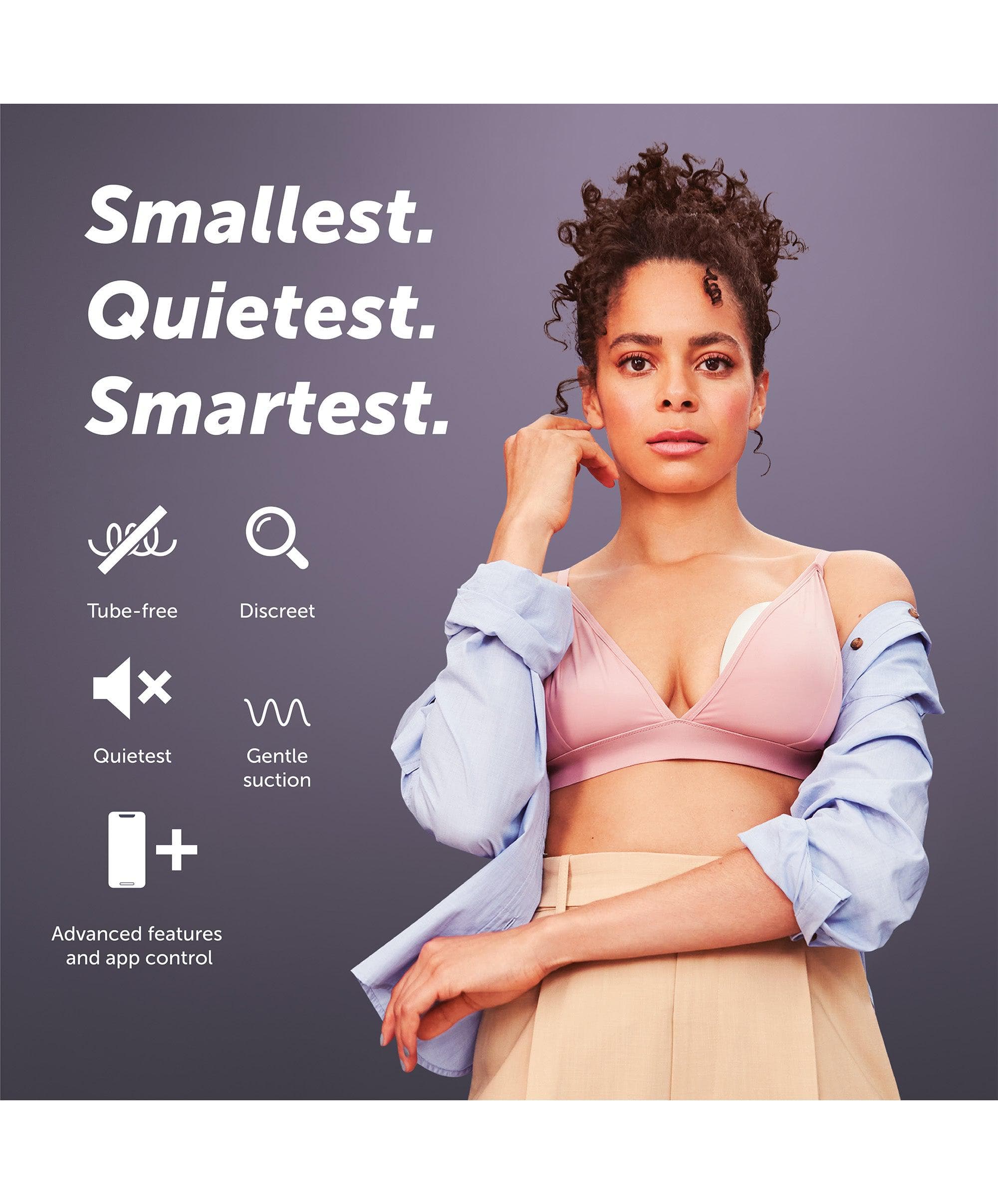 Elvie Single Electric Breast Pump & Elvie Milk Storage Bags - Image 8