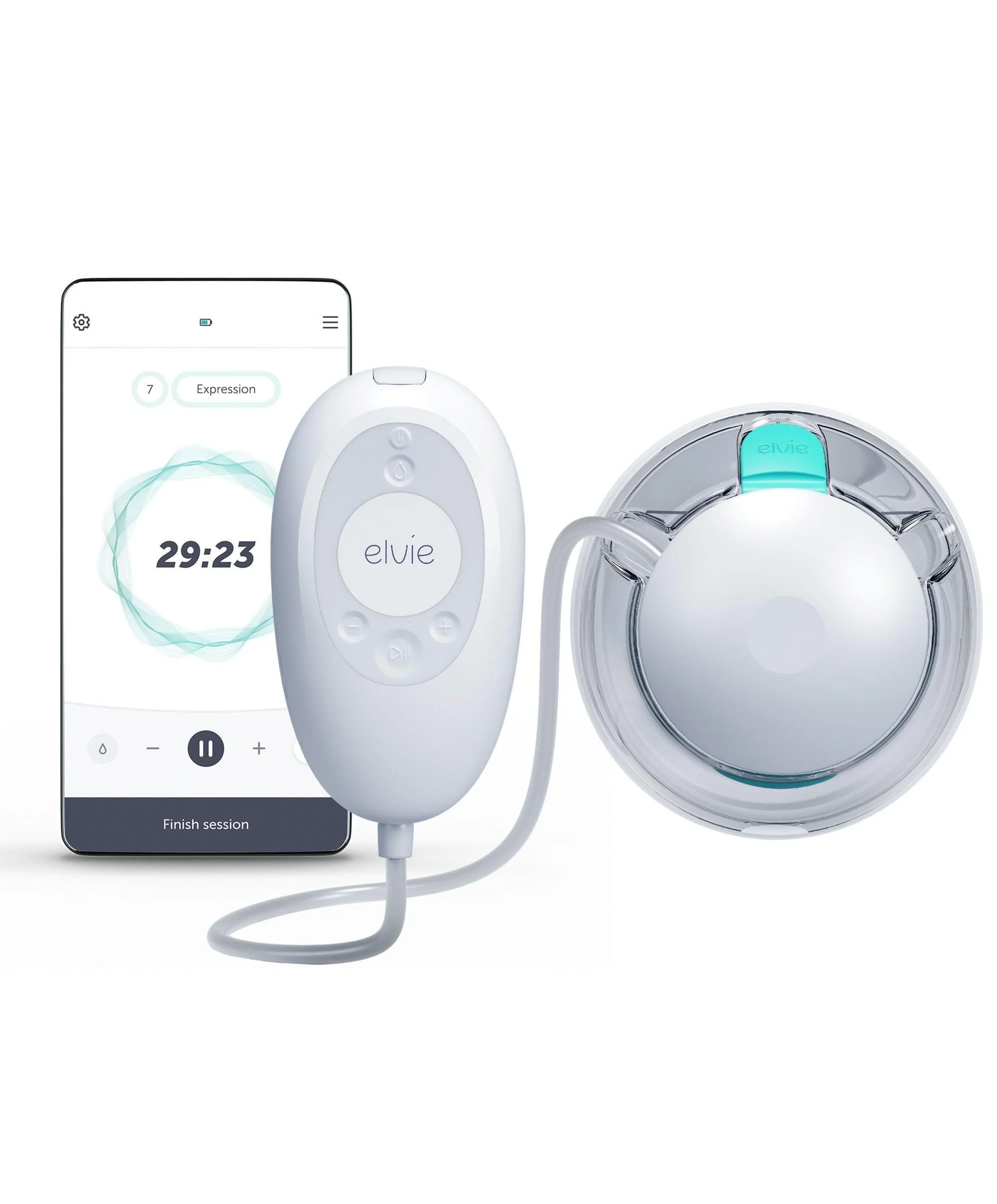 Elvie Stride 2 Single Electric Breast Pump & Elvie Breast Milk Storage Bags - Image 2