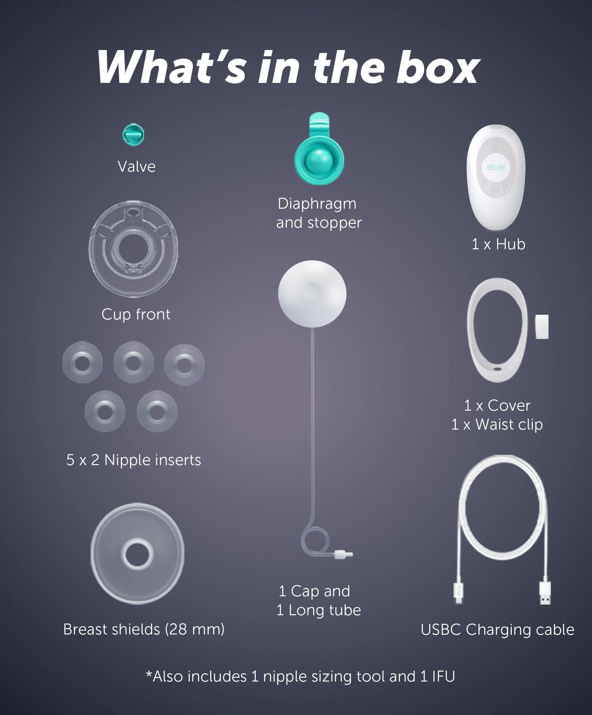 Elvie Stride 2 Single Electric Breast Pump & Elvie Breast Milk Storage Bags - Image 9
