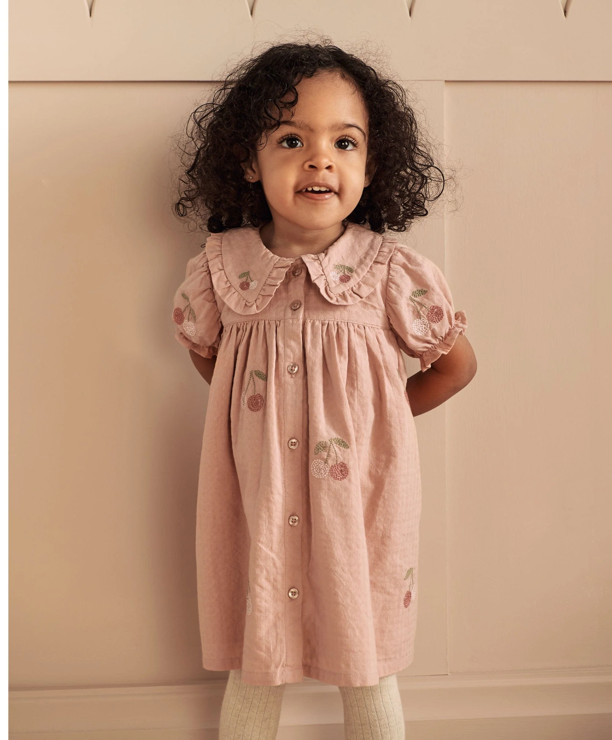 Embroidered Cherry Dress - Image 3