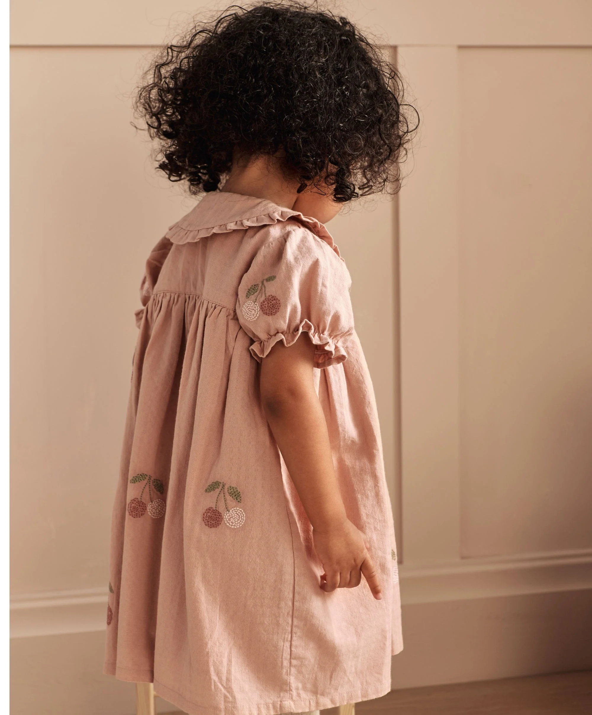 Embroidered Cherry Dress - Image 4