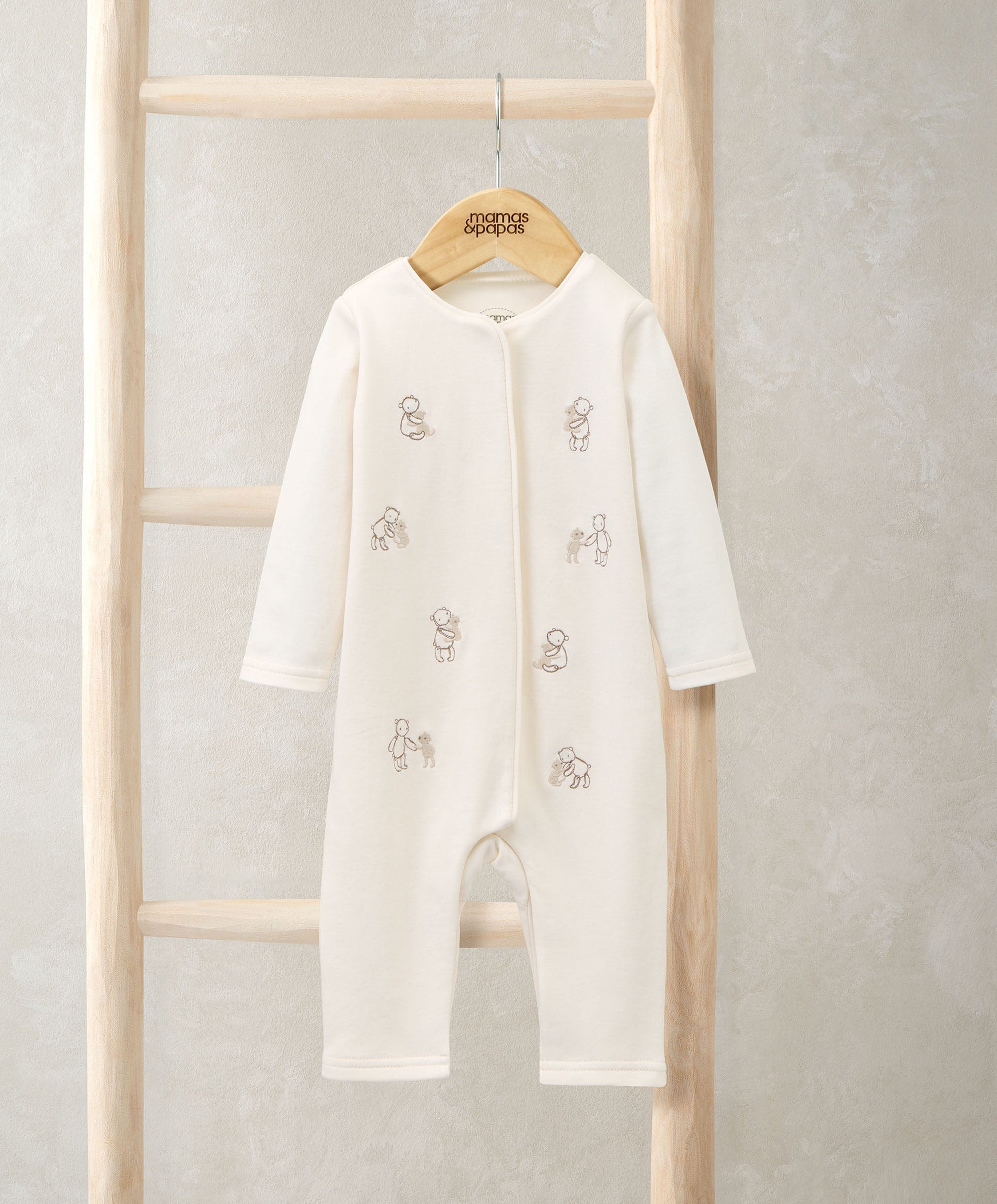 Embroidered Bear Romper - Image 3