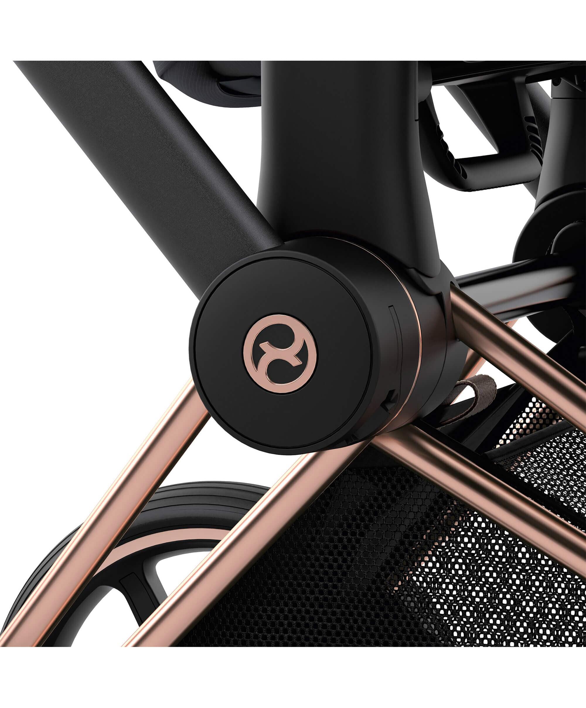 Cybex ePriam Pushchair - Rose Gold/Sepia Black - Image 12