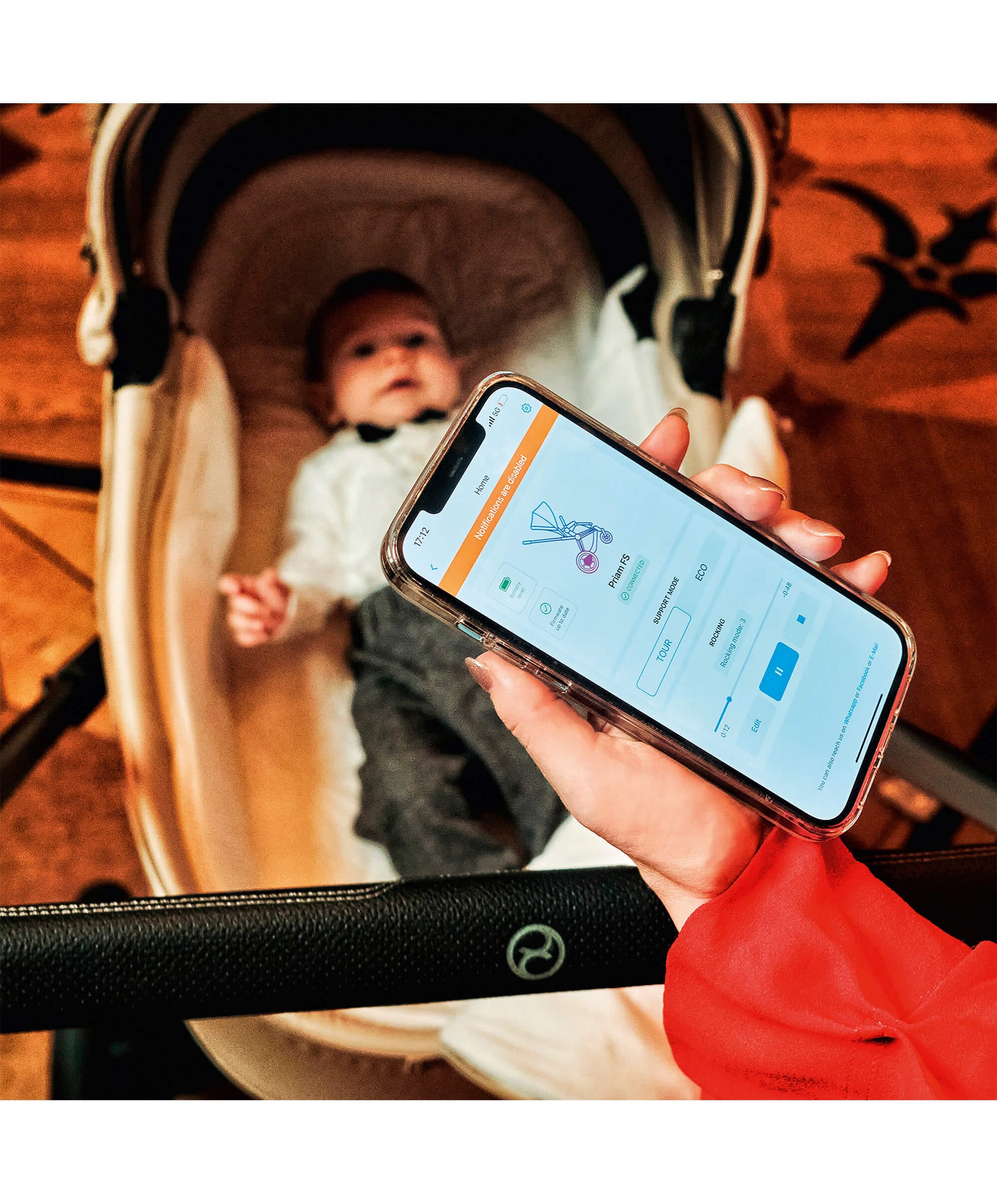 Cybex ePriam Pushchair - Rose Gold/Sepia Black - Image 13
