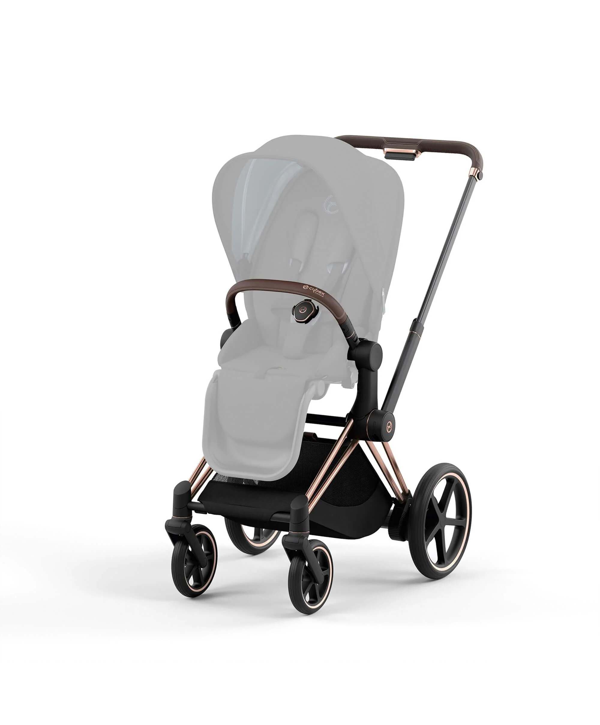 Cybex ePriam Pushchair - Rose Gold/Sepia Black - Image 4