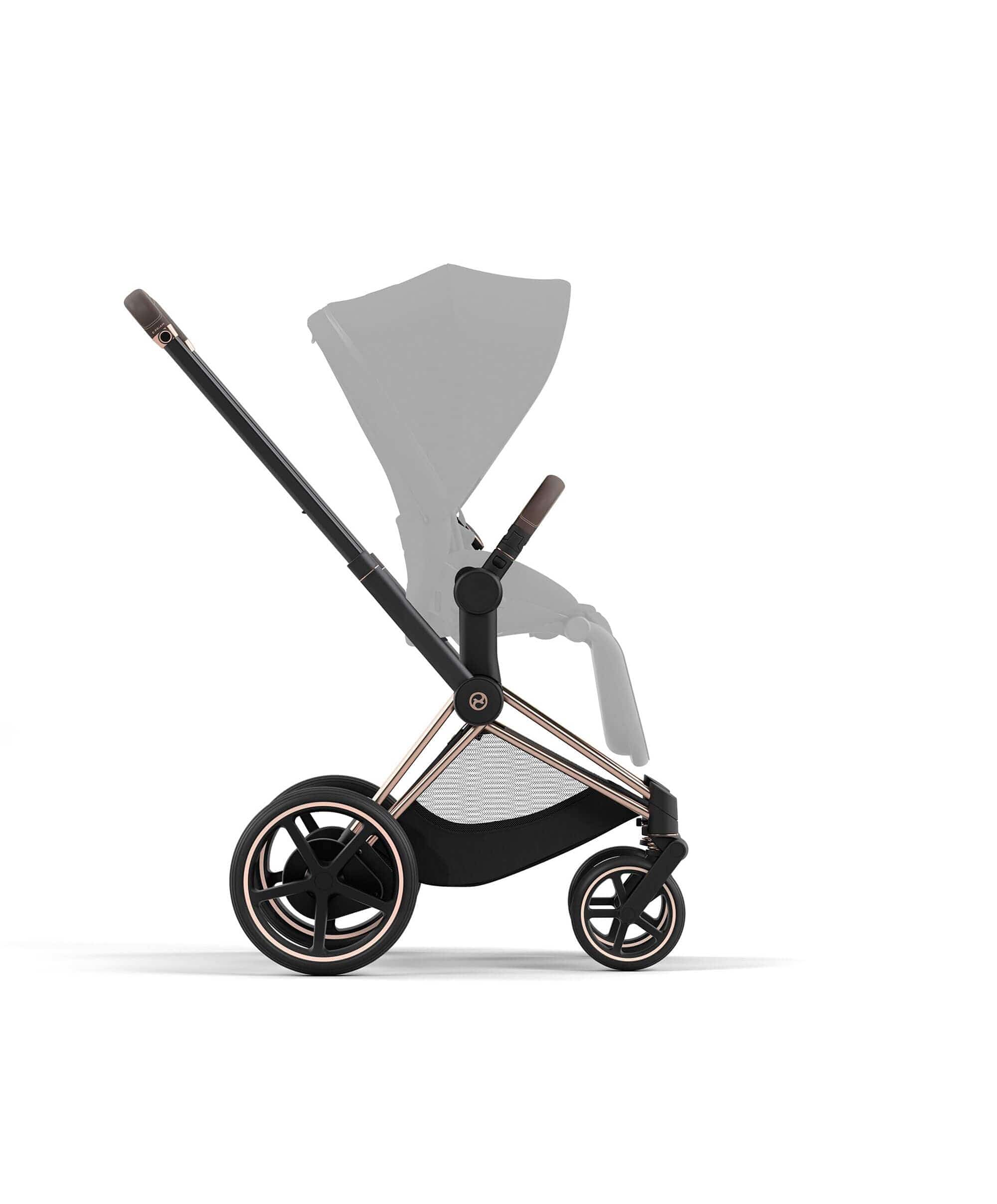 Cybex ePriam Pushchair - Rose Gold/Sepia Black - Image 5