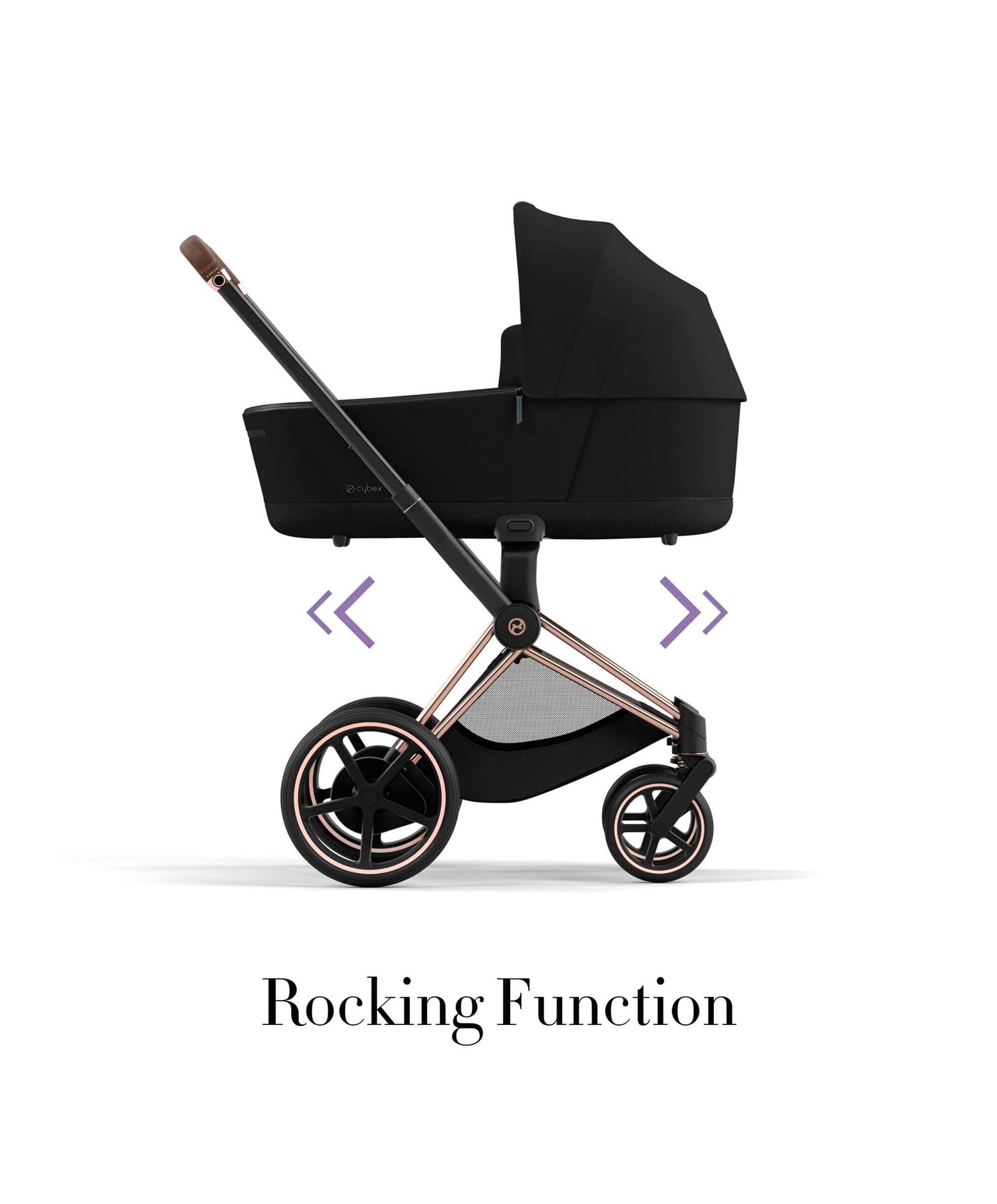 Cybex ePriam Pushchair - Rose Gold/Sepia Black - Image 7