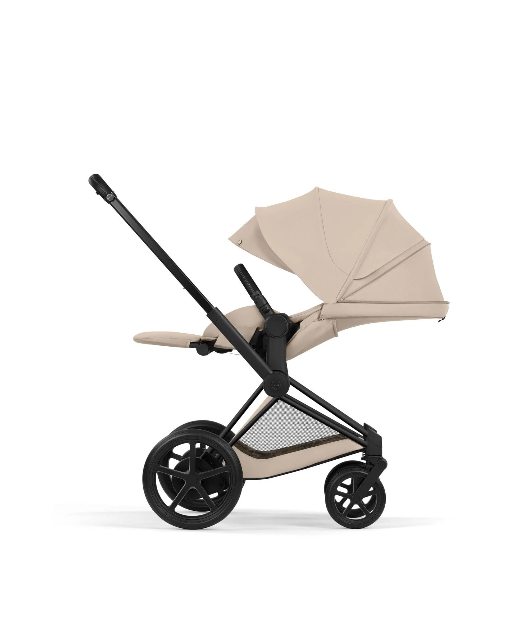 Cybex e-Priam Ultimate Pushchair Bundle with Cybex Cloud T i-Size Rotating Baby Car Seat & Base - Sepia Black - Image 5