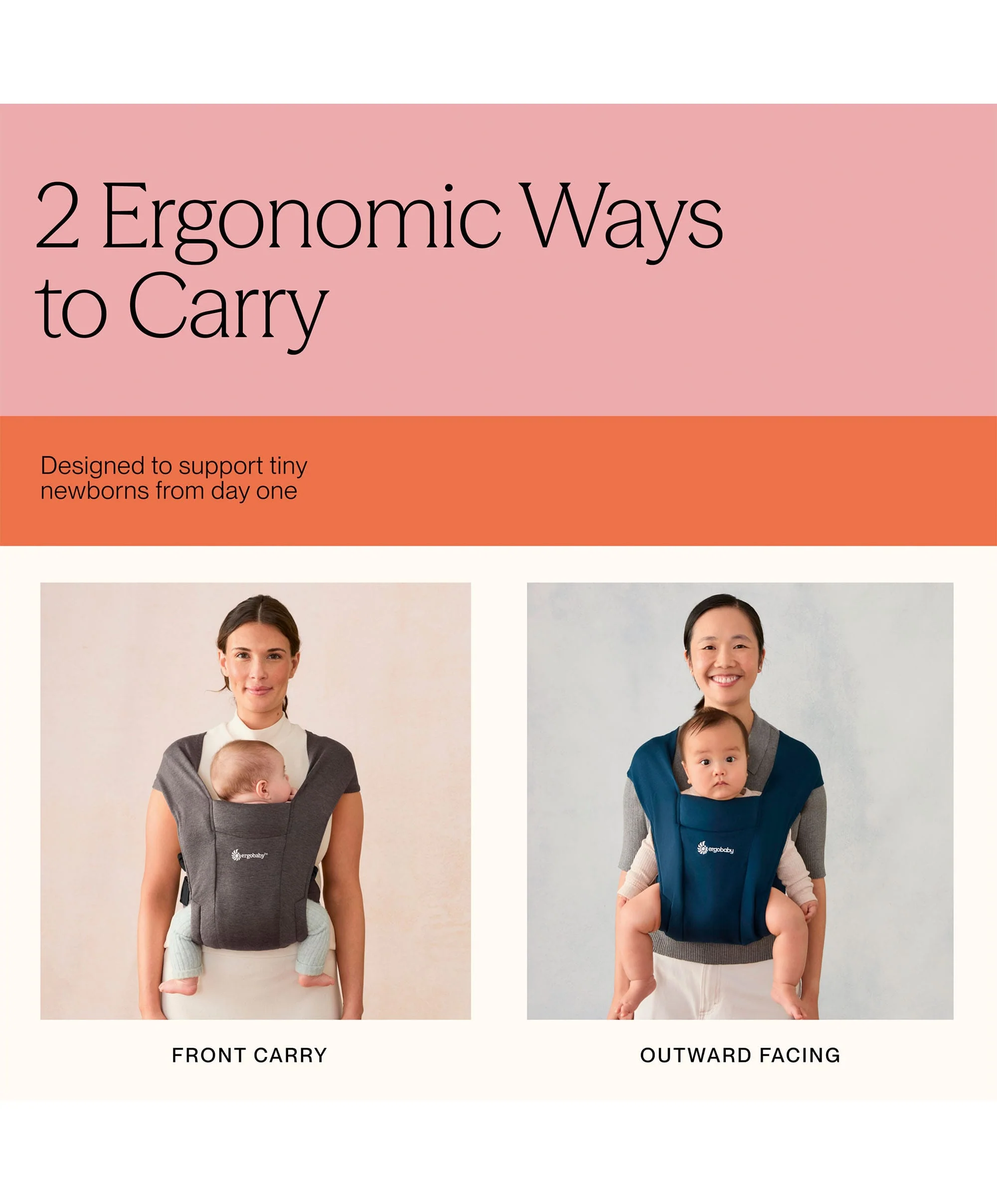 Ergobaby Embrace Baby Carrier - Soft Olive - Image 6