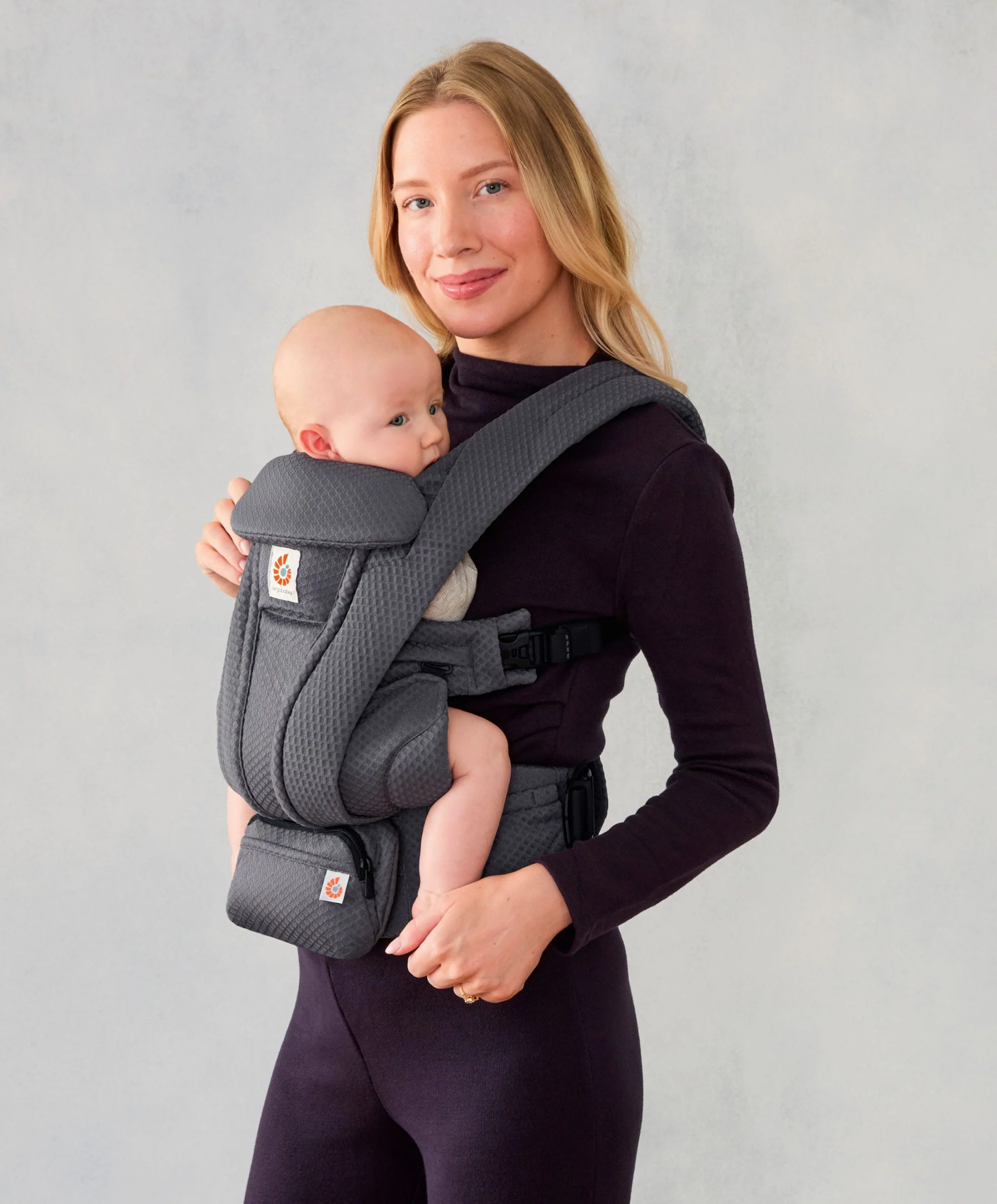 Ergobaby Omni Deluxe Mesh Baby Carrier- Graphite Grey - Image 10