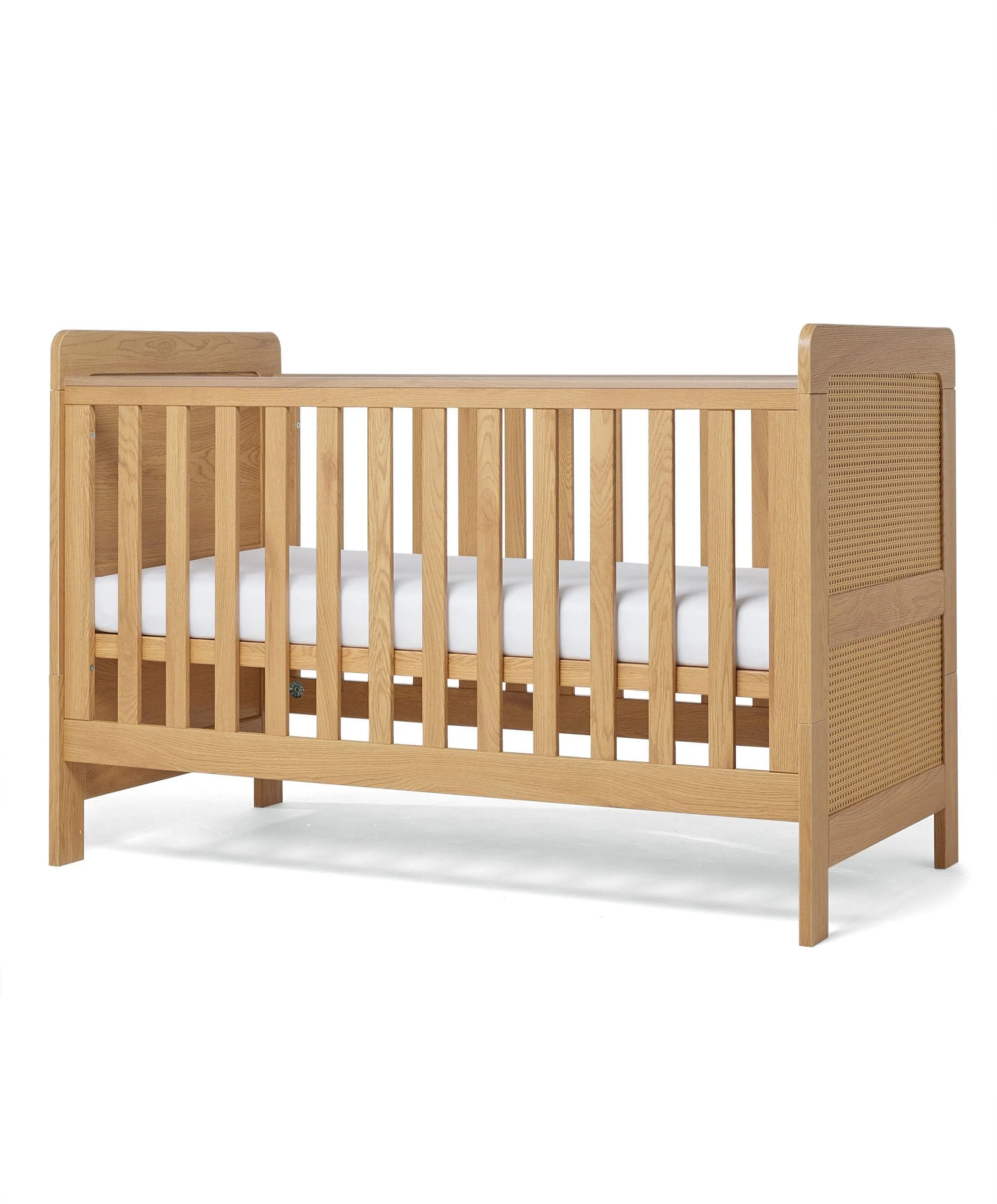 Esna 2 Piece Cotbed Set with Dresser Changer - Rattan - Image 10