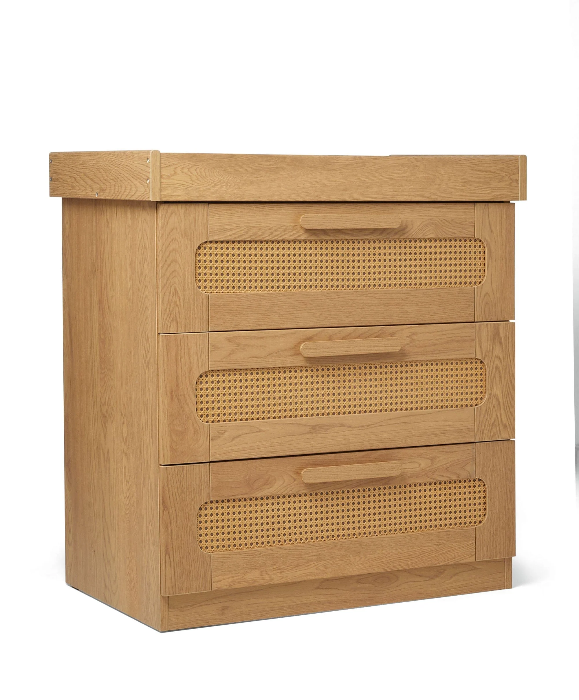 Esna 2 Piece Cotbed Set with Dresser Changer - Rattan - Image 14