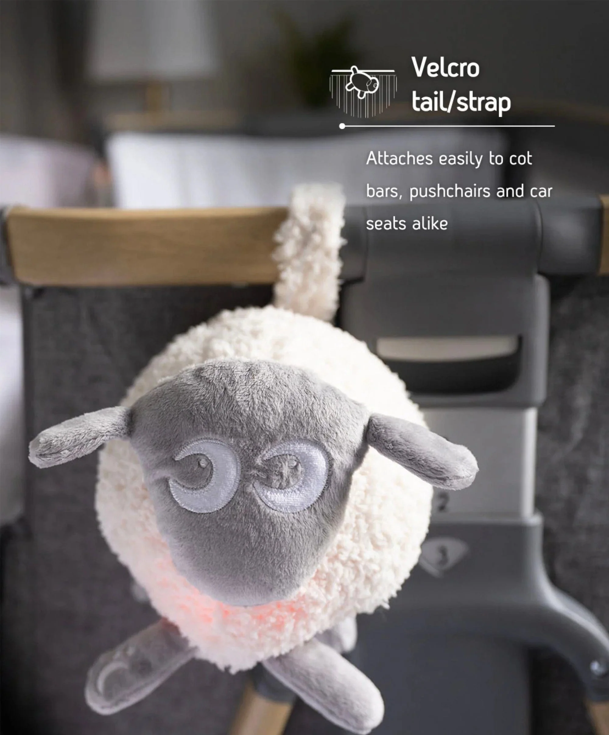 Ewan the Dream Sheep Deluxe - Grey - Image 6
