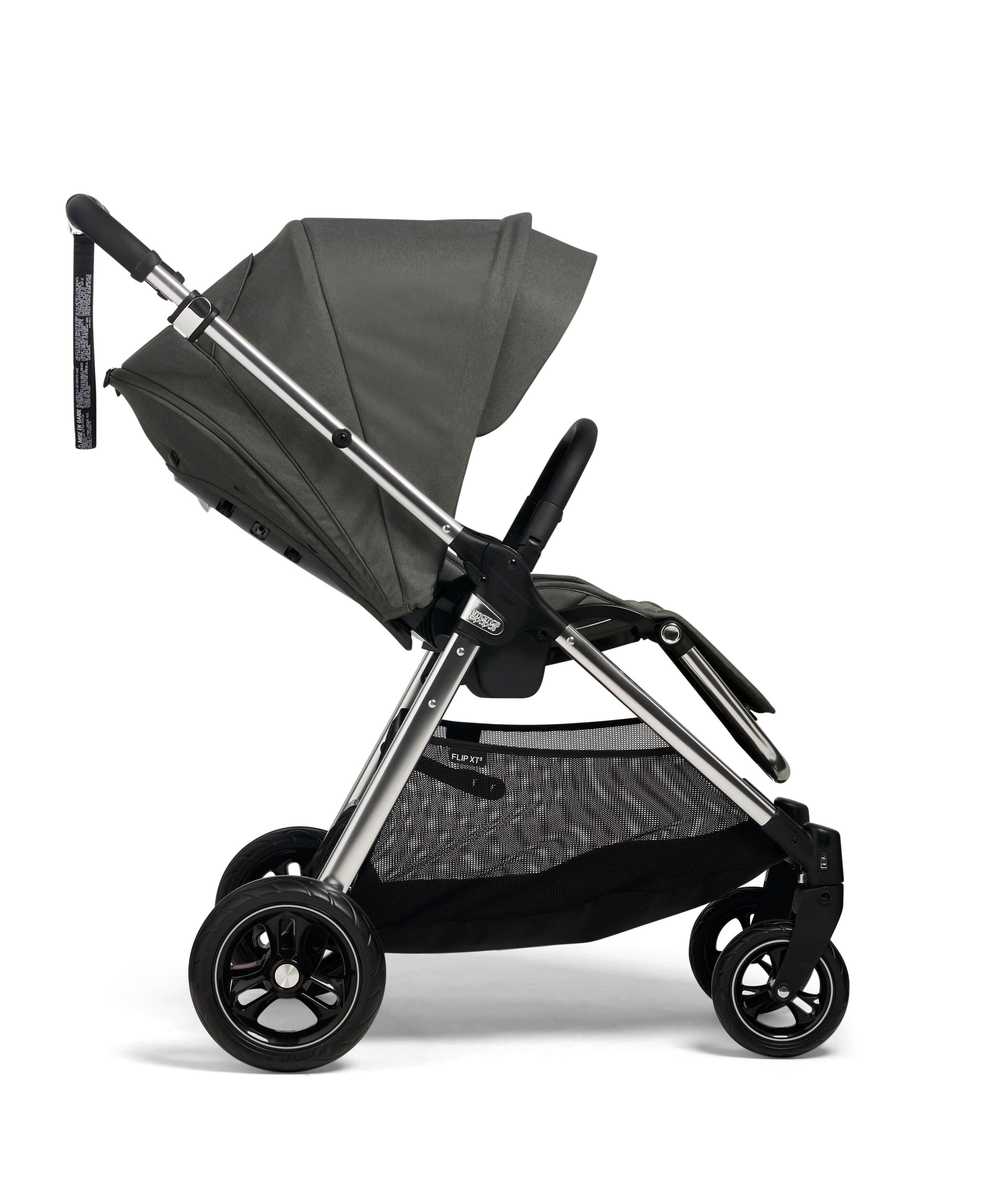 Flip XT³ Pushchair Bundle with Cybex Aton B Car Seat & Base (5 Pieces) – Harbour Grey - Image 6