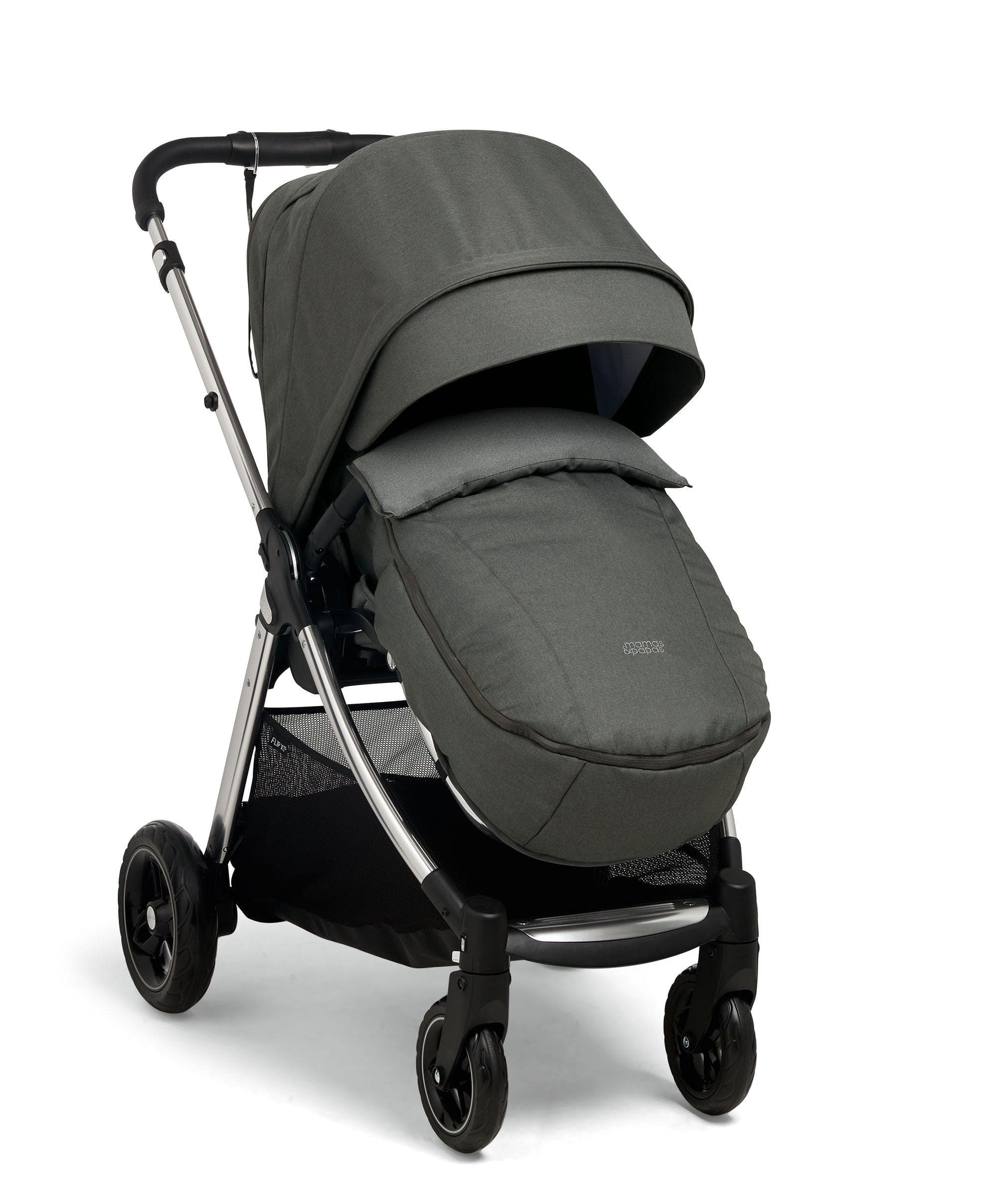 Flip XT³ Pushchair Bundle with Cybex Aton B2 Car Seat (7 Pieces) - Harbour Grey - Image 5