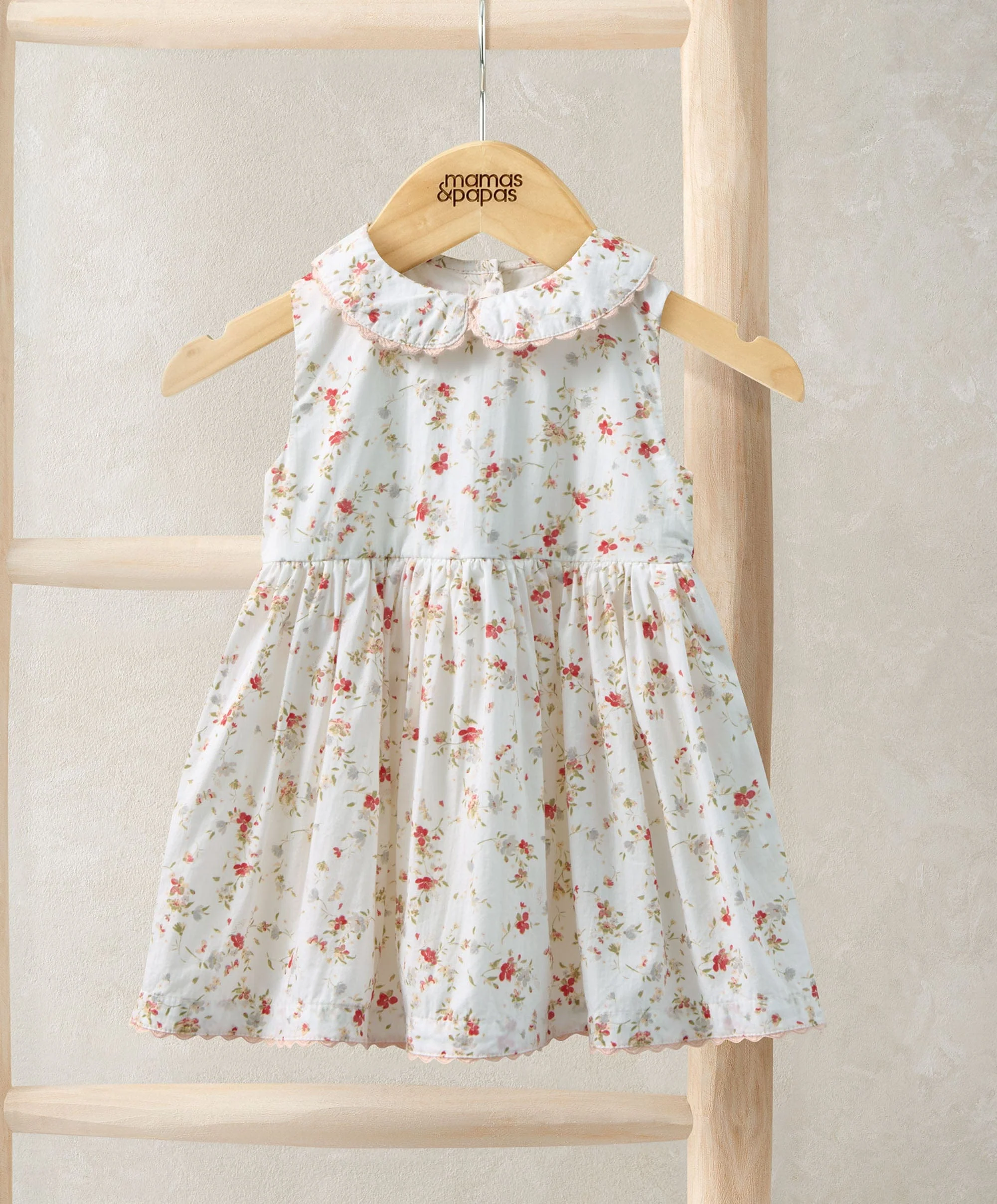 Floral Poplin Dress