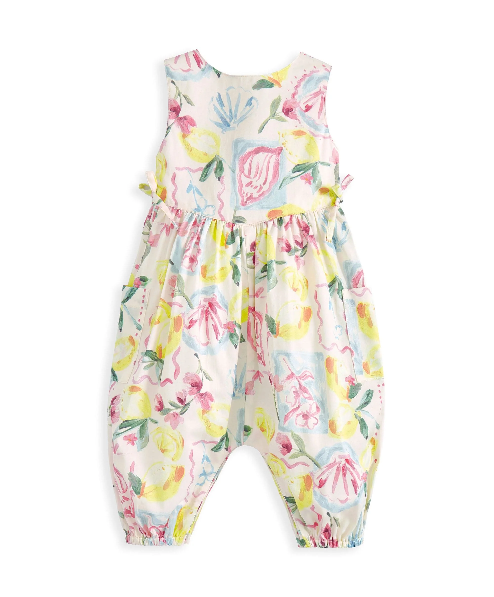 Floral Lemon Romper - Image 3