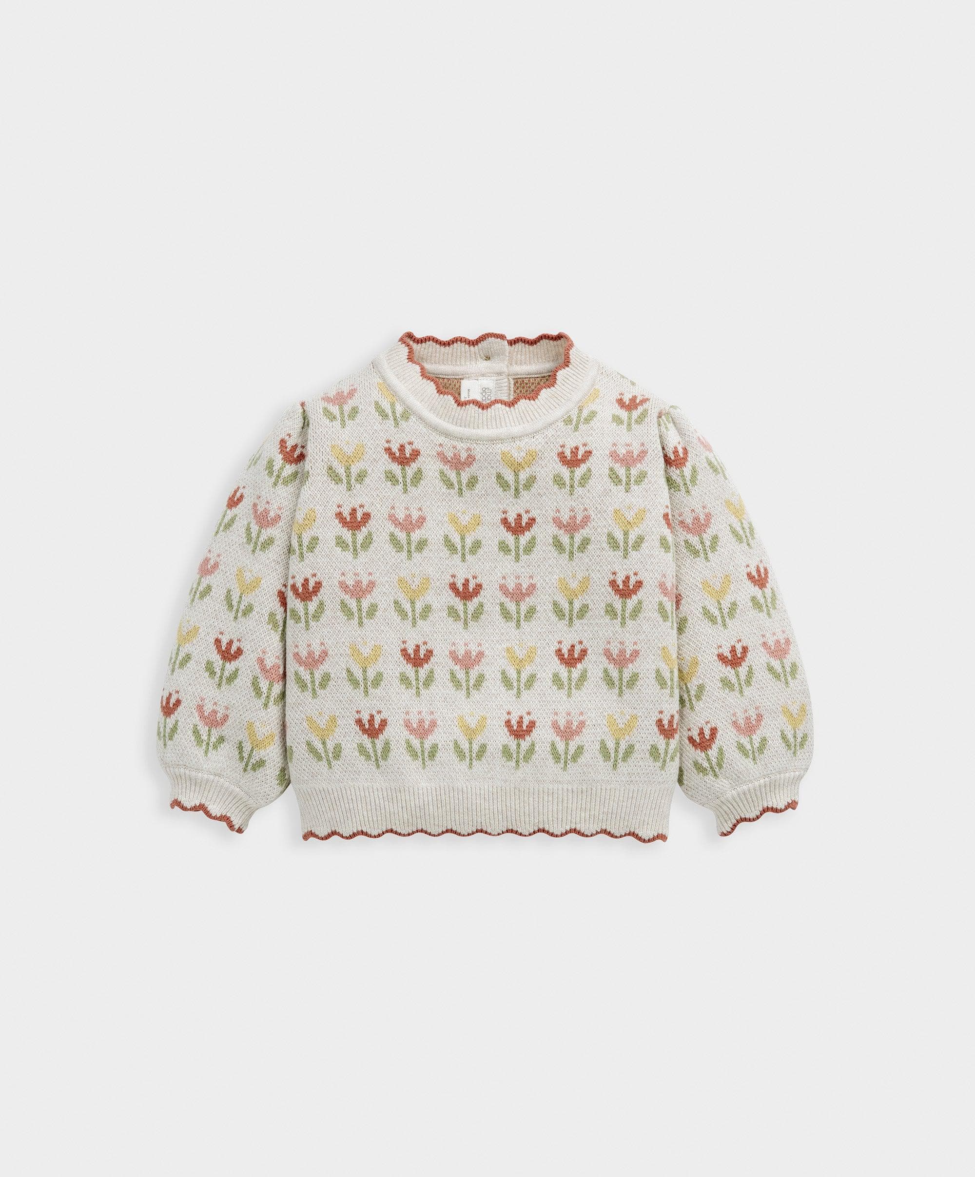 Floral Knitted Jumper - Image 2