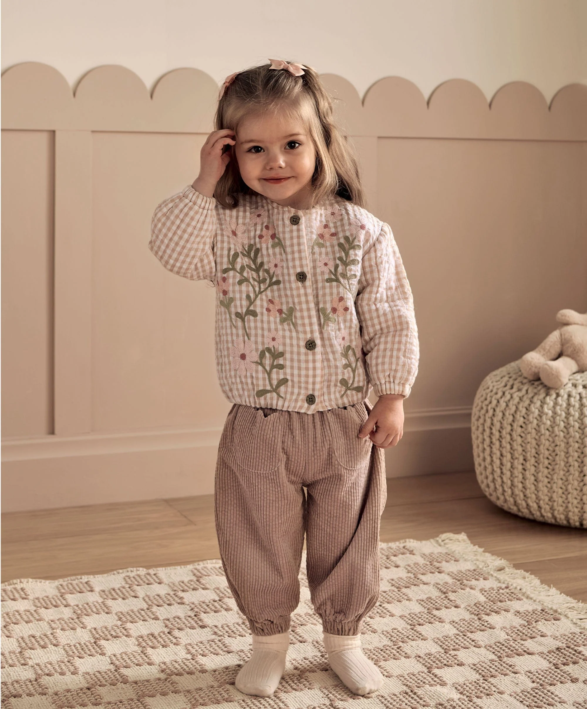 Flower Quilted Jacket - Image 2