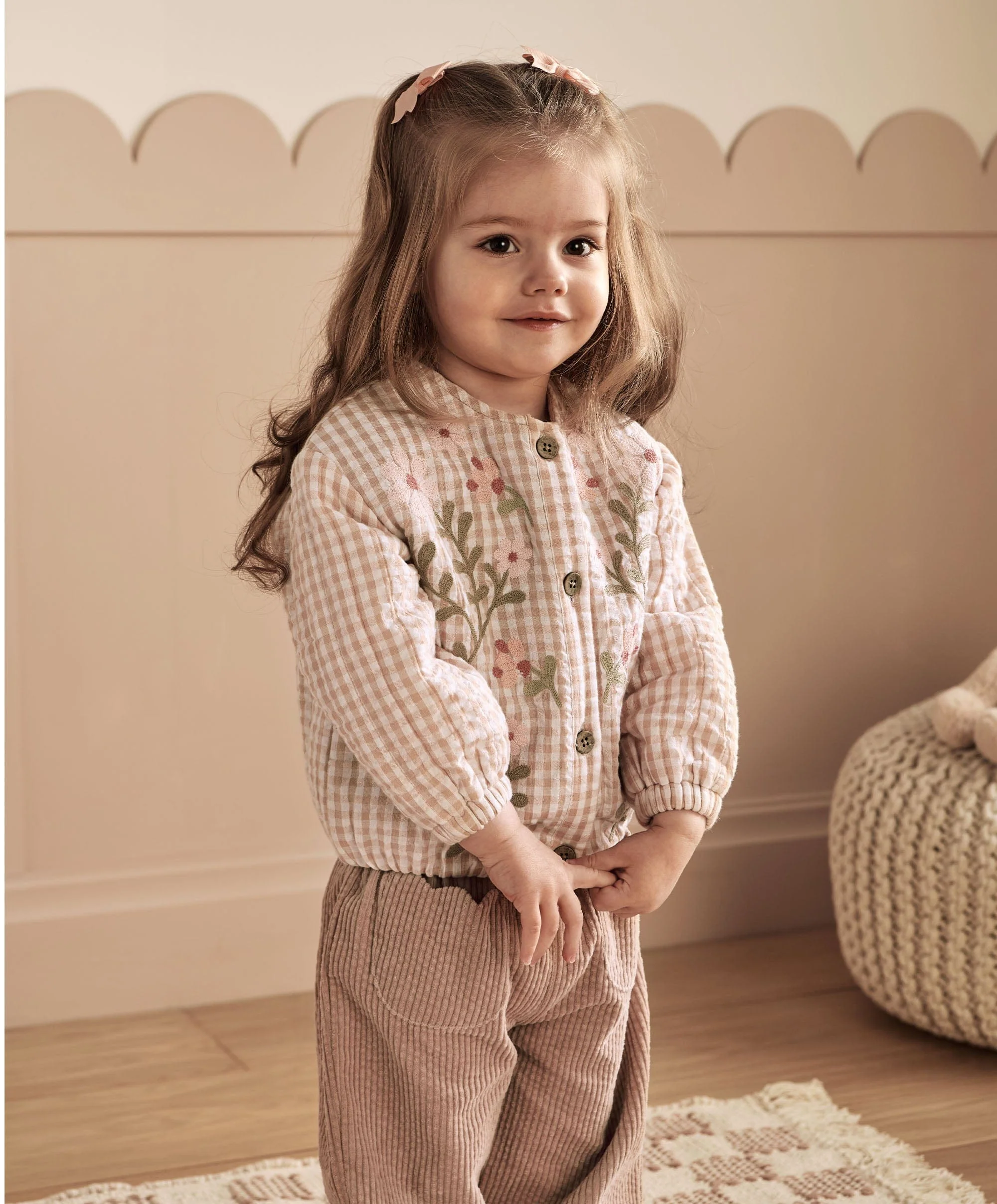 Flower Quilted Jacket - Image 4
