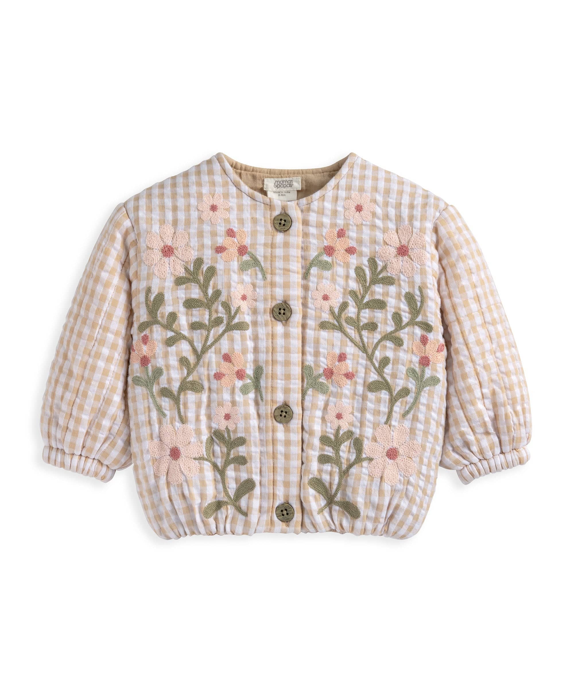 Flower Quilted Jacket - Image 5