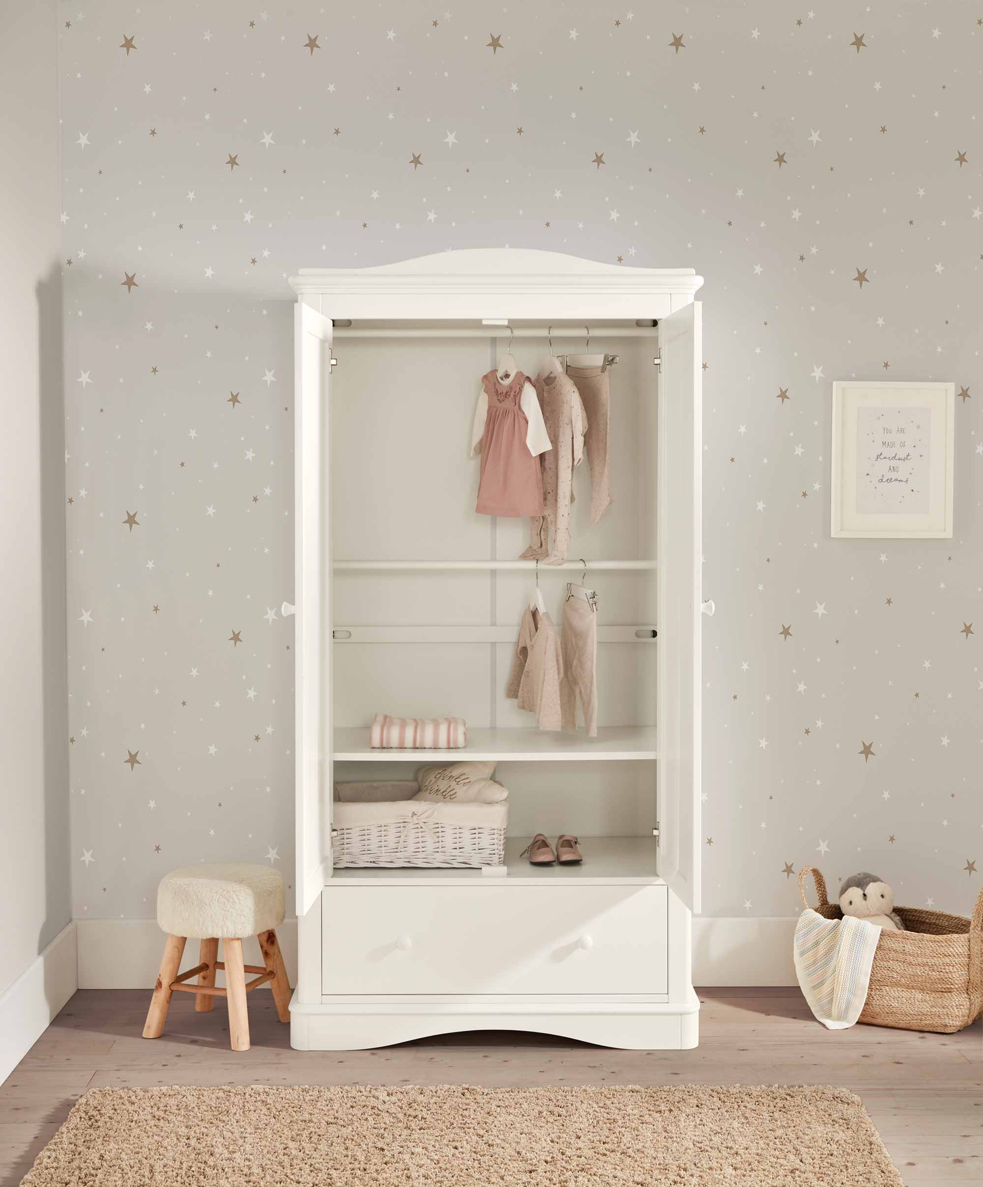 Flyn Wardrobe - White - Image 4