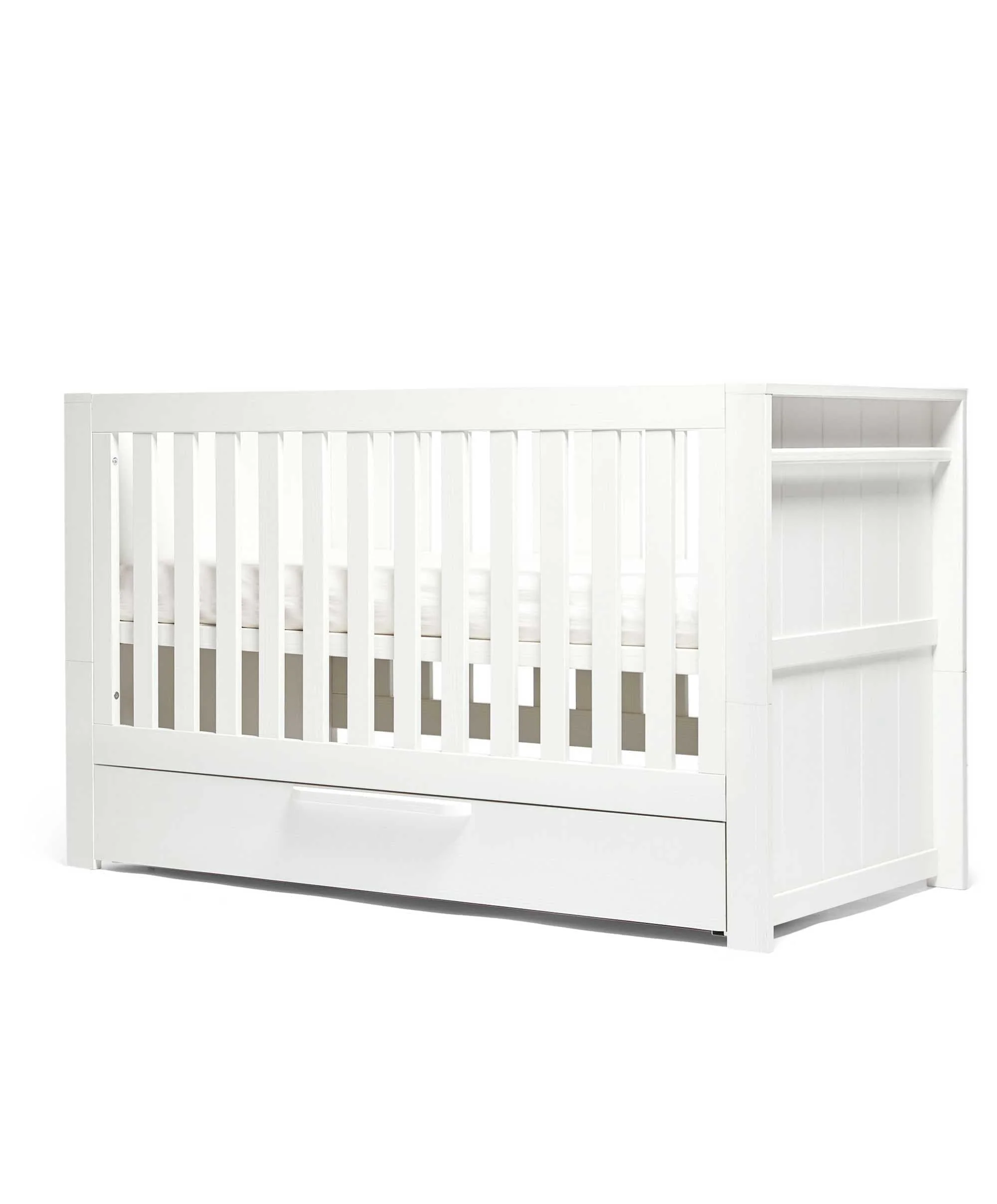 Franklin 2 Piece Cotbed Set with Dresser Changer - White Wash - Image 8