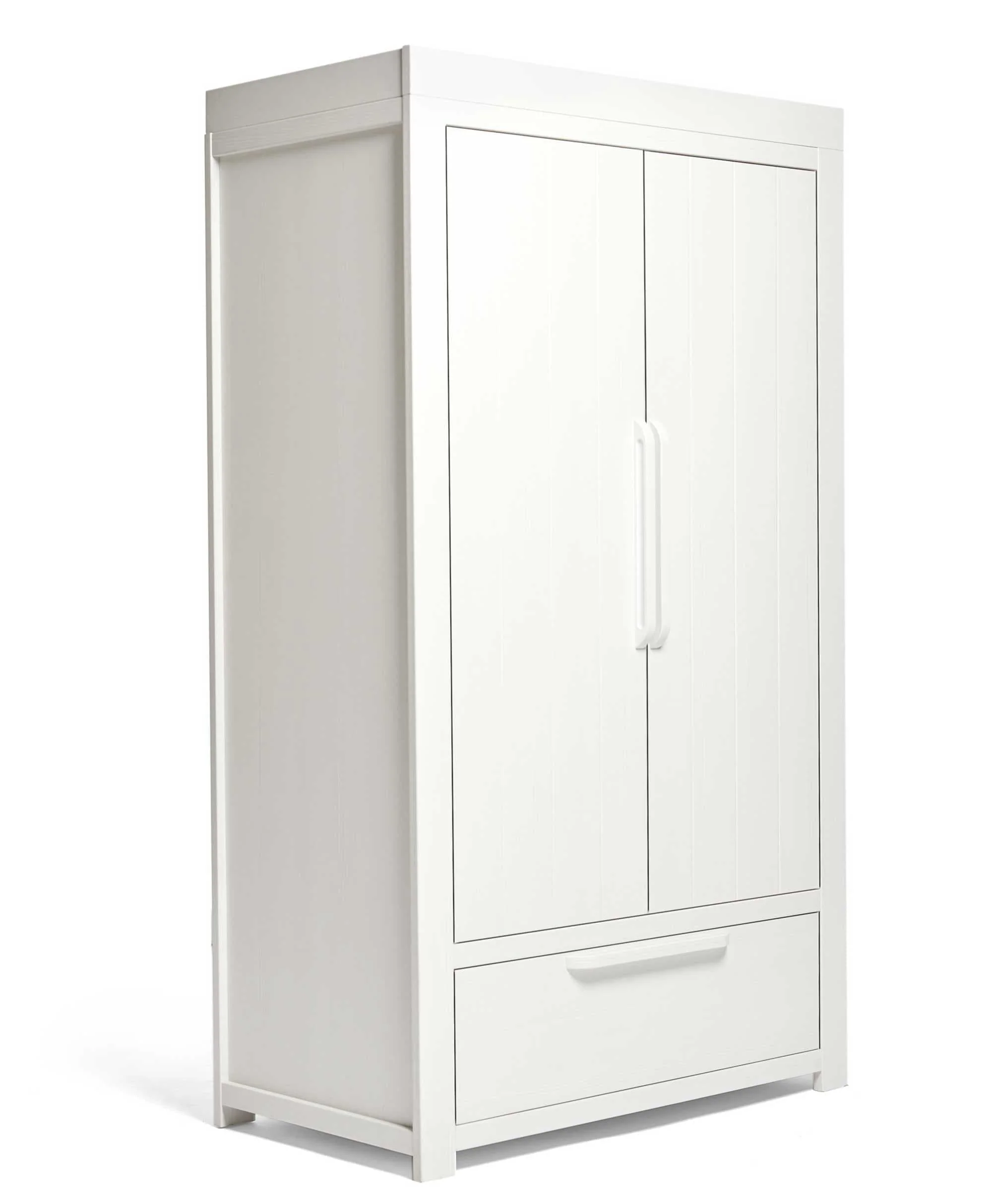Franklin Nursery Wardrobe - White Wash - Image 5