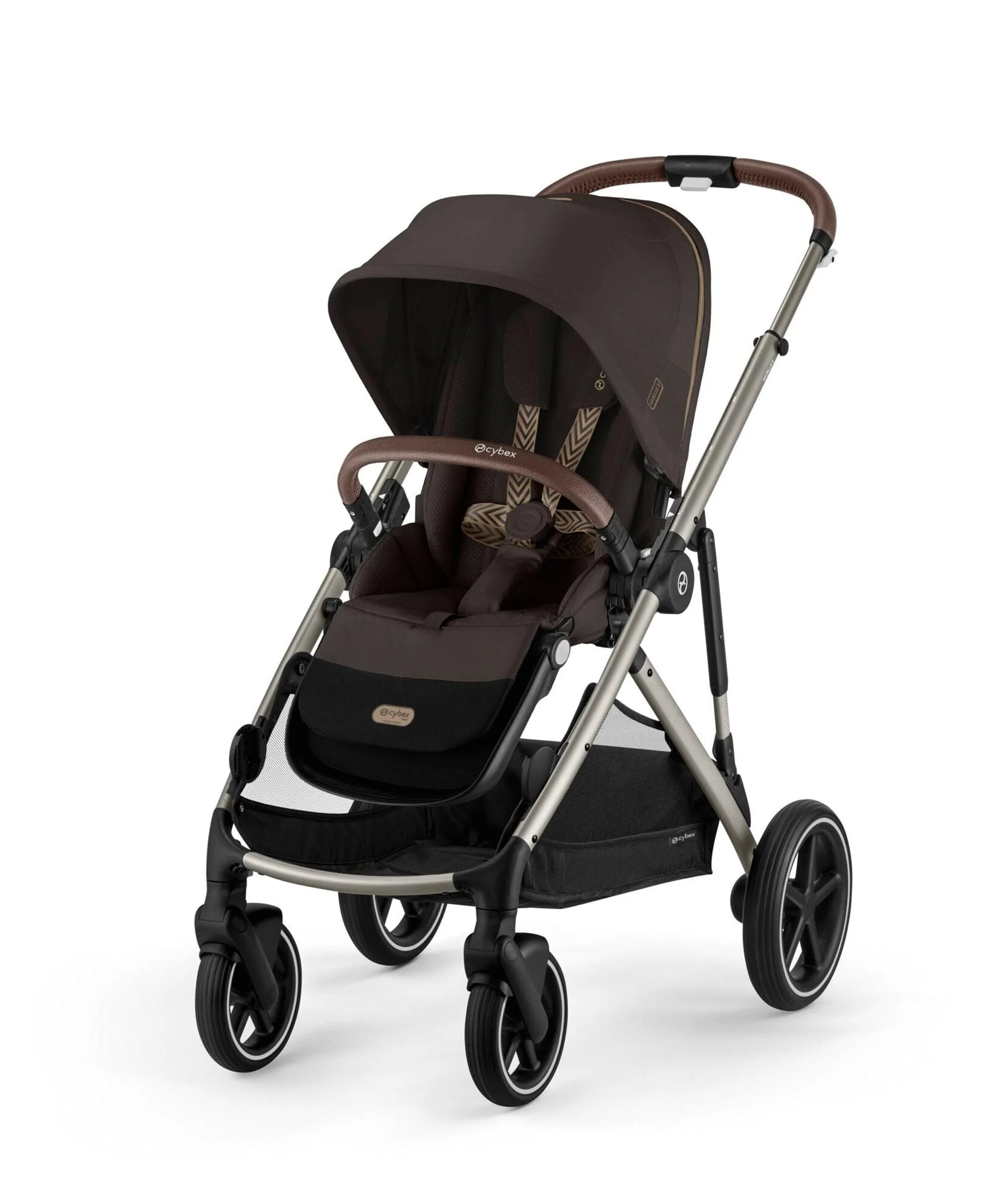 Cybex Gazelle S Pushchair Bundle with Cloud T i-Size Baby Car Seat & Base (7 Pieces) - Chocolate Brown - Image 2