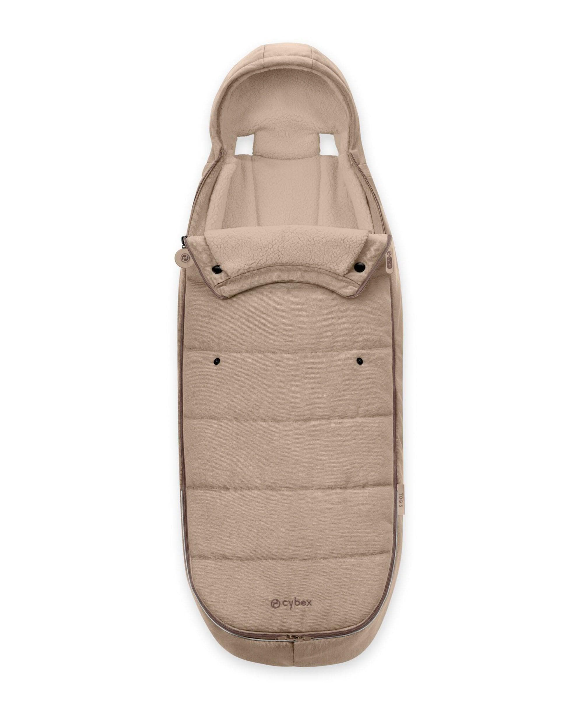 Cybex Gazelle S Pushchair Bundle with Cybex Aton B2 i-Size Car Seat & Base (7 Pieces) - Almond Beige - Image 14