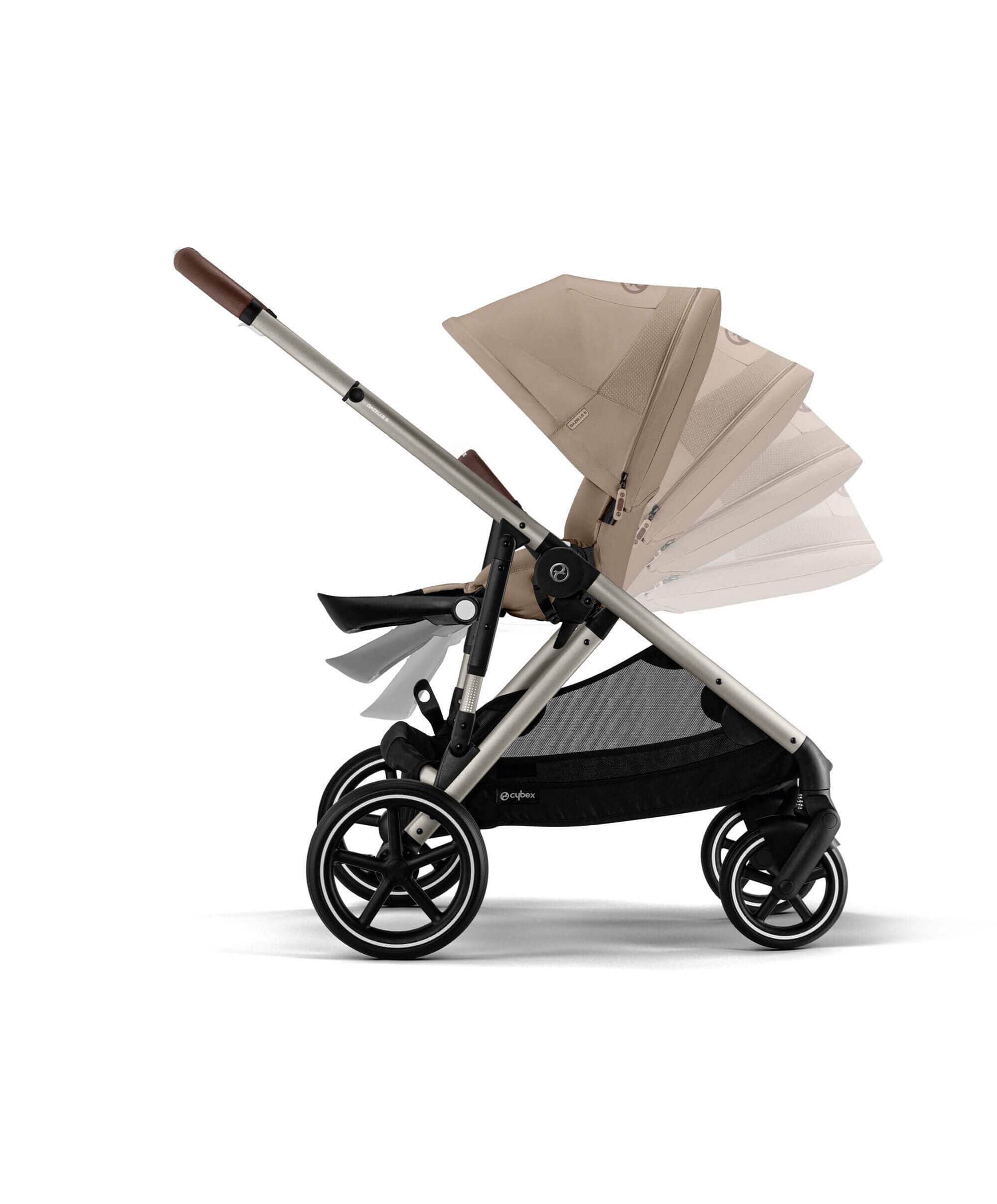 Cybex Gazelle S Pushchair - Almond Beige - Image 4