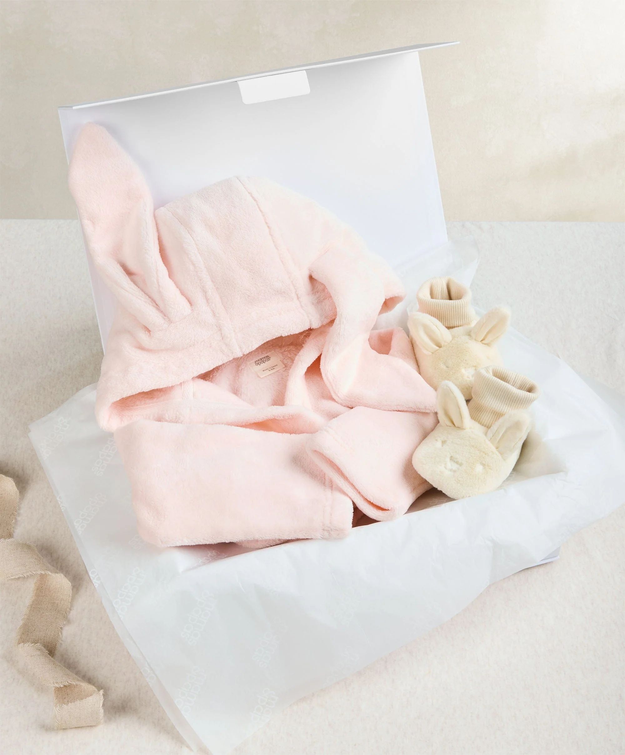 Bedtime Bunny Dressing Gown & Slippers Gift Box