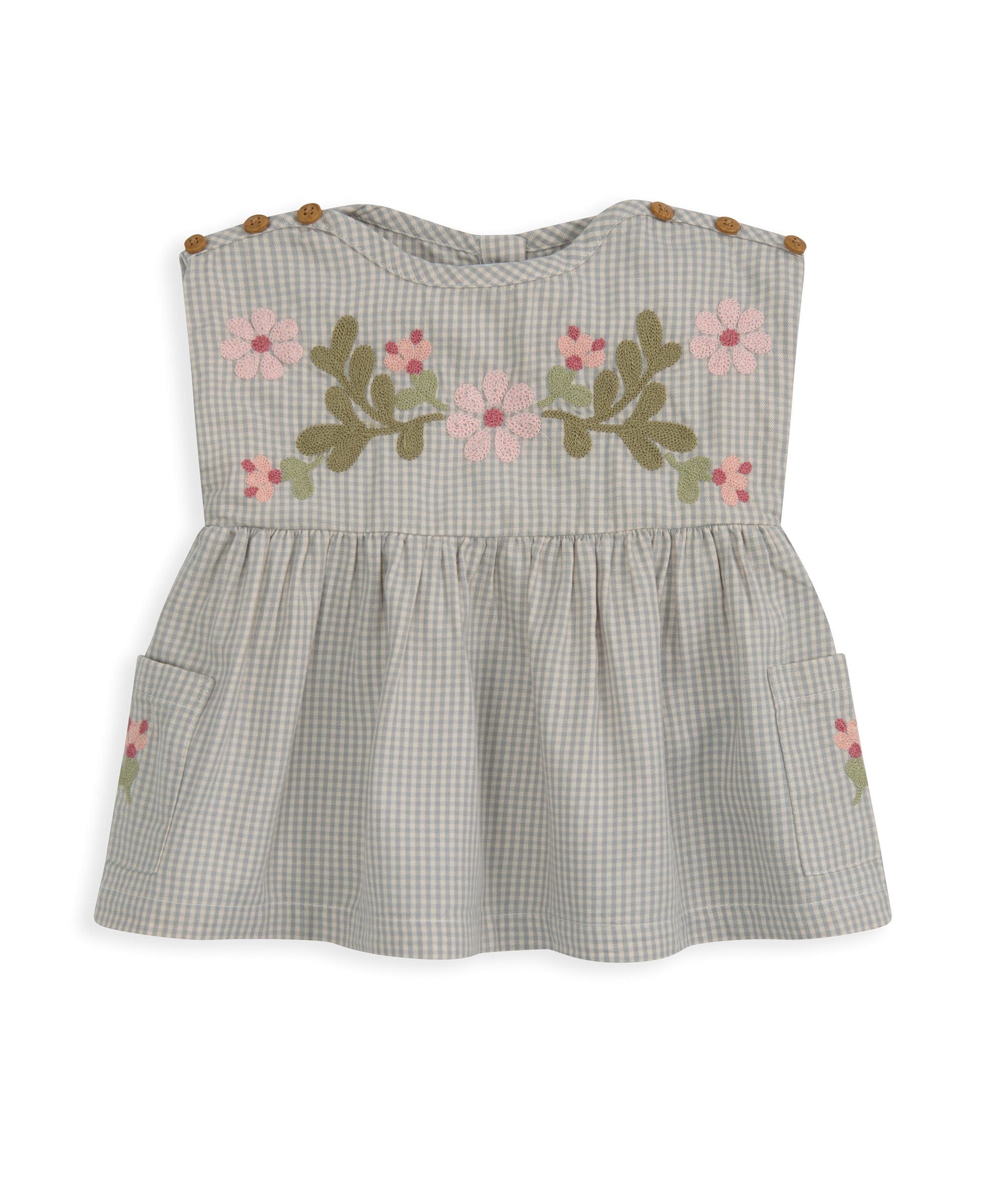 Gingham Top & Shorts Outfit Set - Image 2
