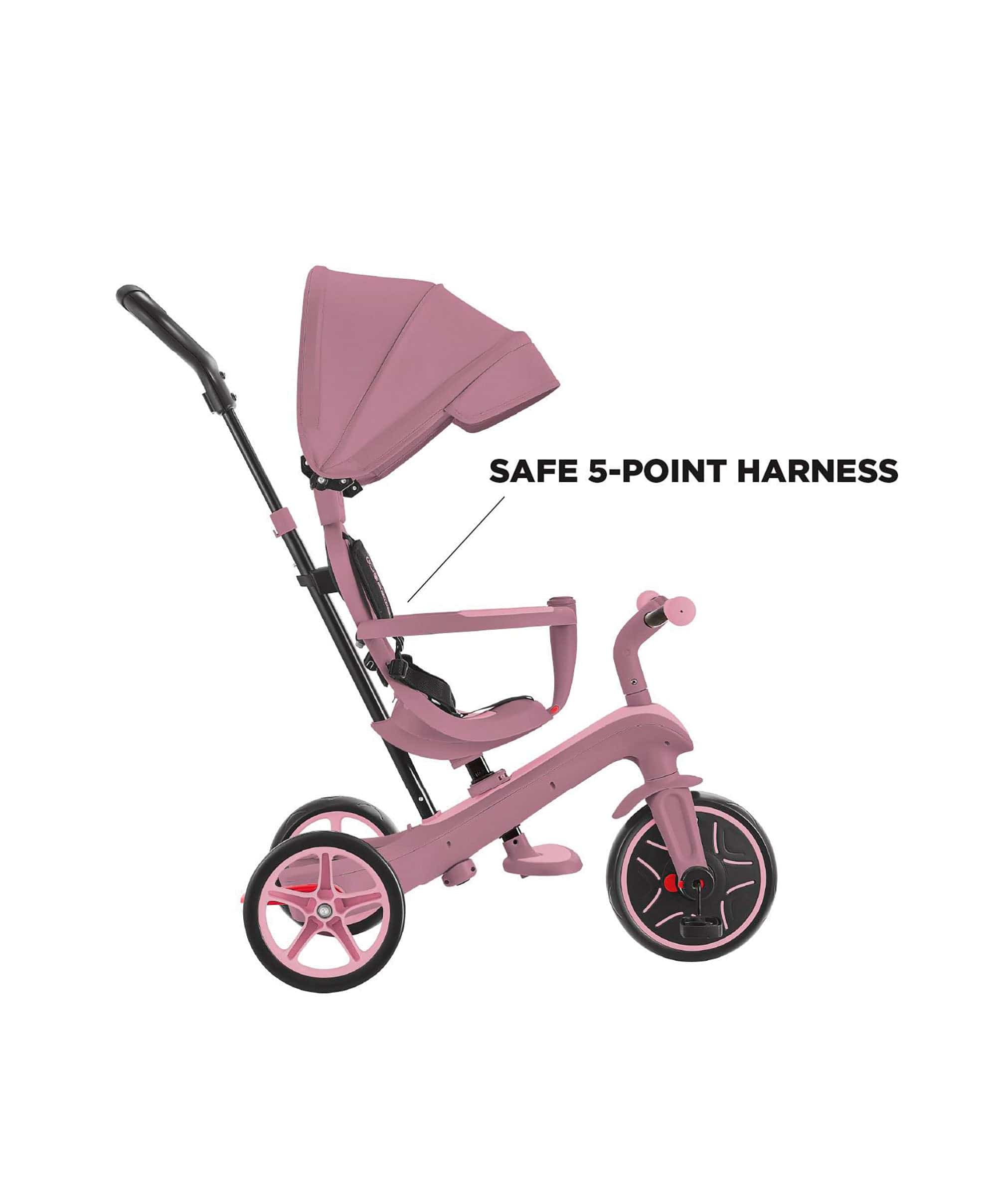 Globber Explorer Trike Eco 4 in 1 – Berry - Image 4
