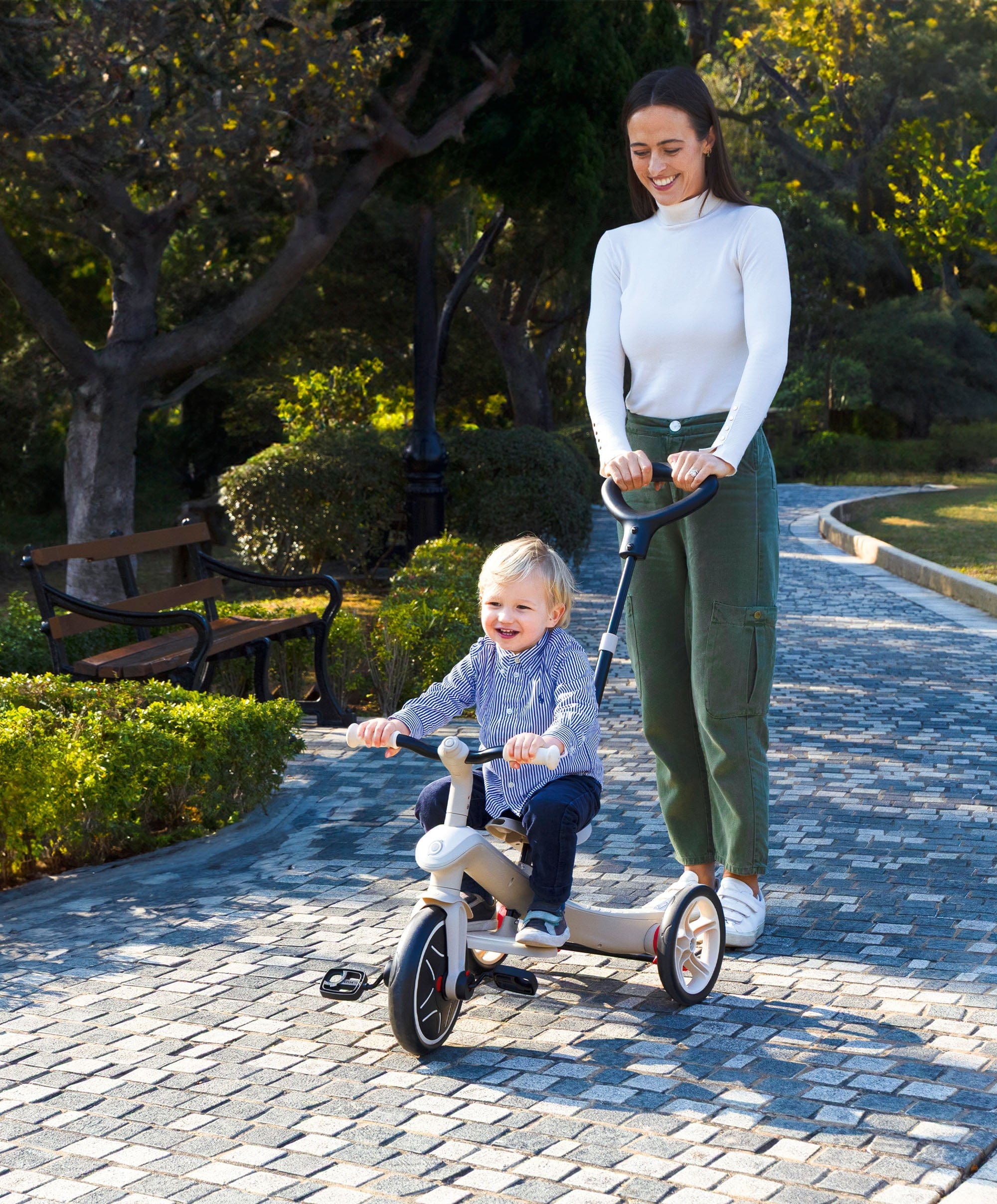 Globber Explorer Trike Eco 4 in 1 – Coconut - Image 15
