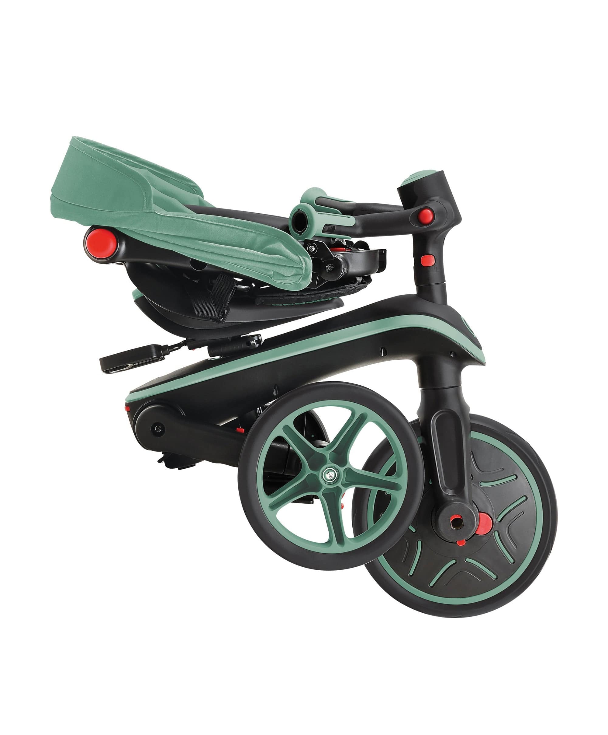 Globber Explorer Foldable 4-in-1 Trike - Olive - Image 7