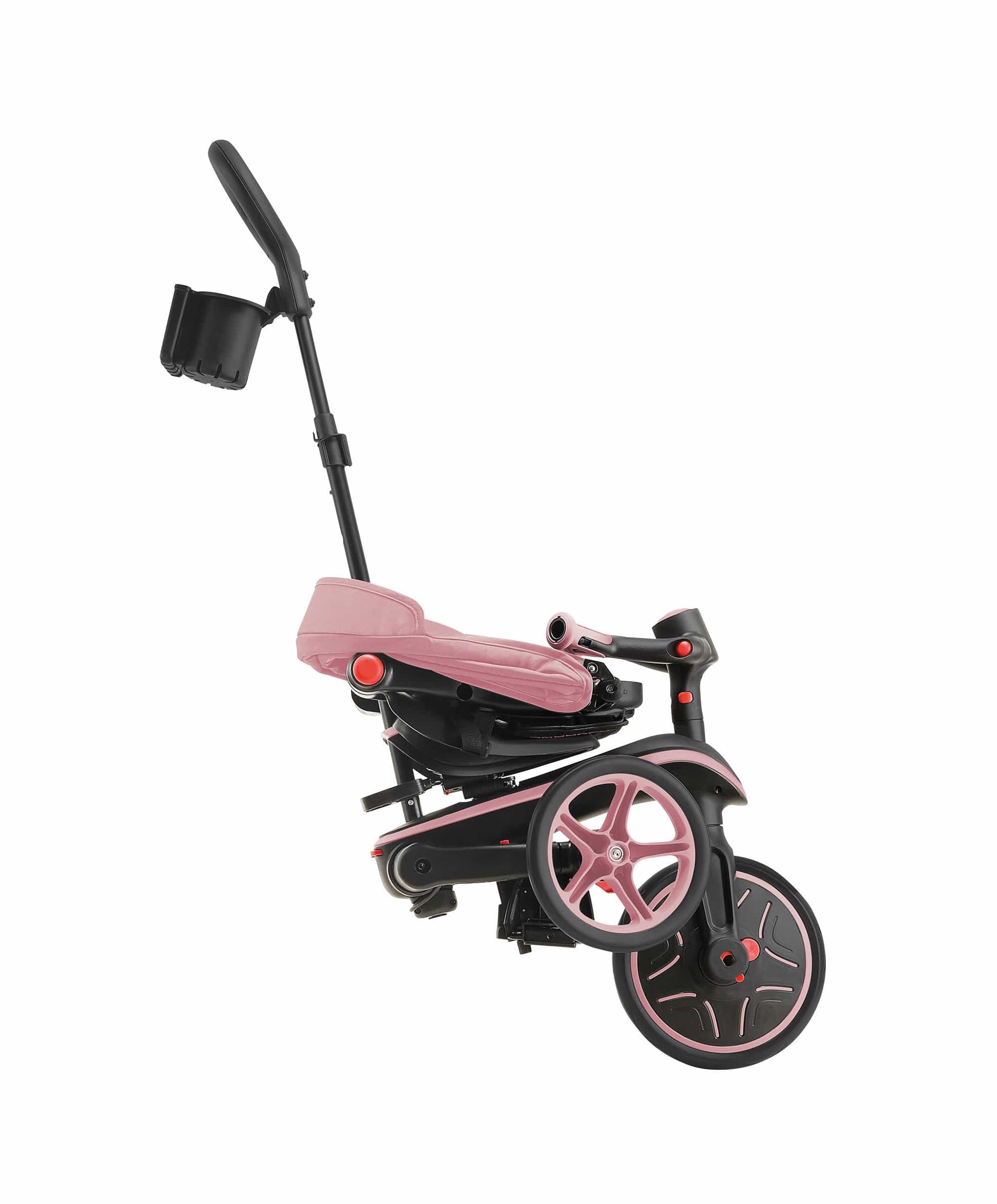 Globber Explorer Foldable 4-in-1 Trike - Pastel Pink - Image 7
