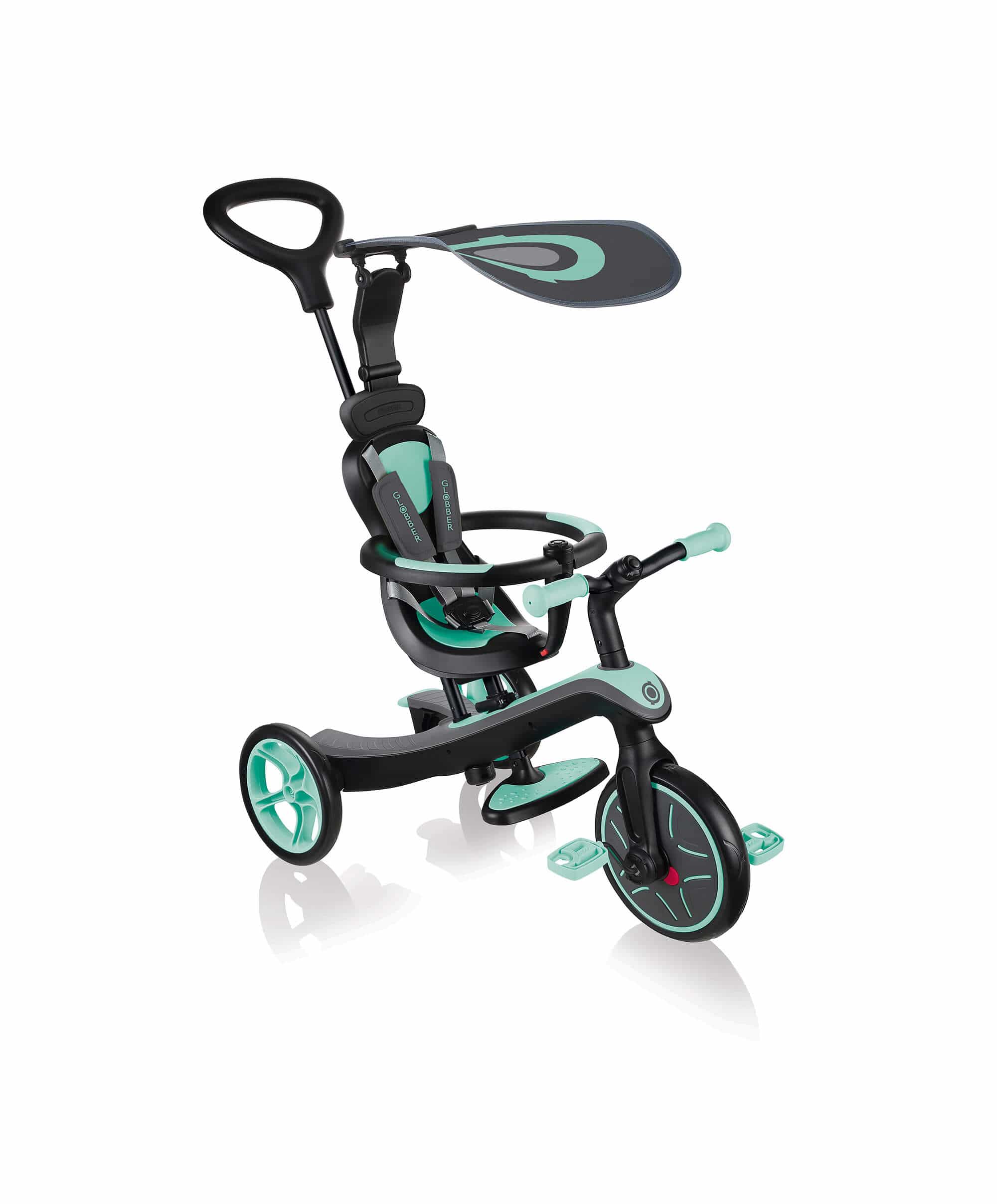 Globber Explorer 4 in 1 Trike - Mint Green - Image 19