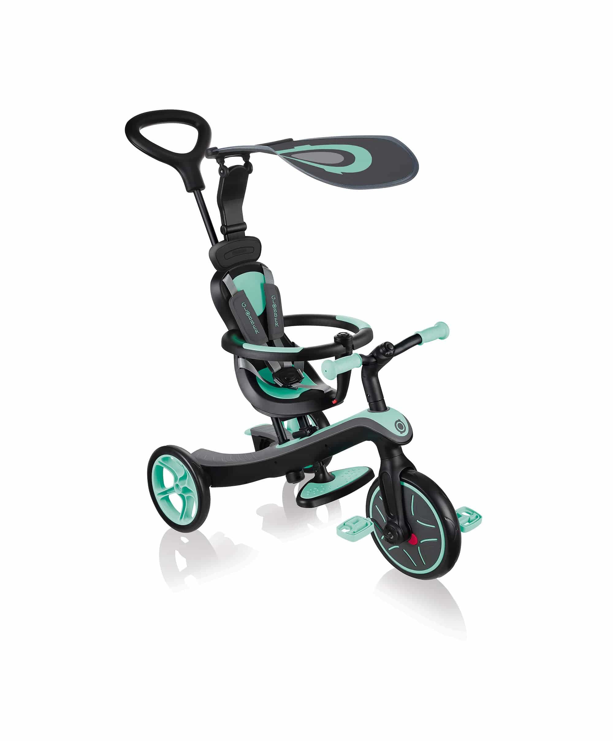 Globber Explorer 4 in 1 Trike - Mint Green - Image 6