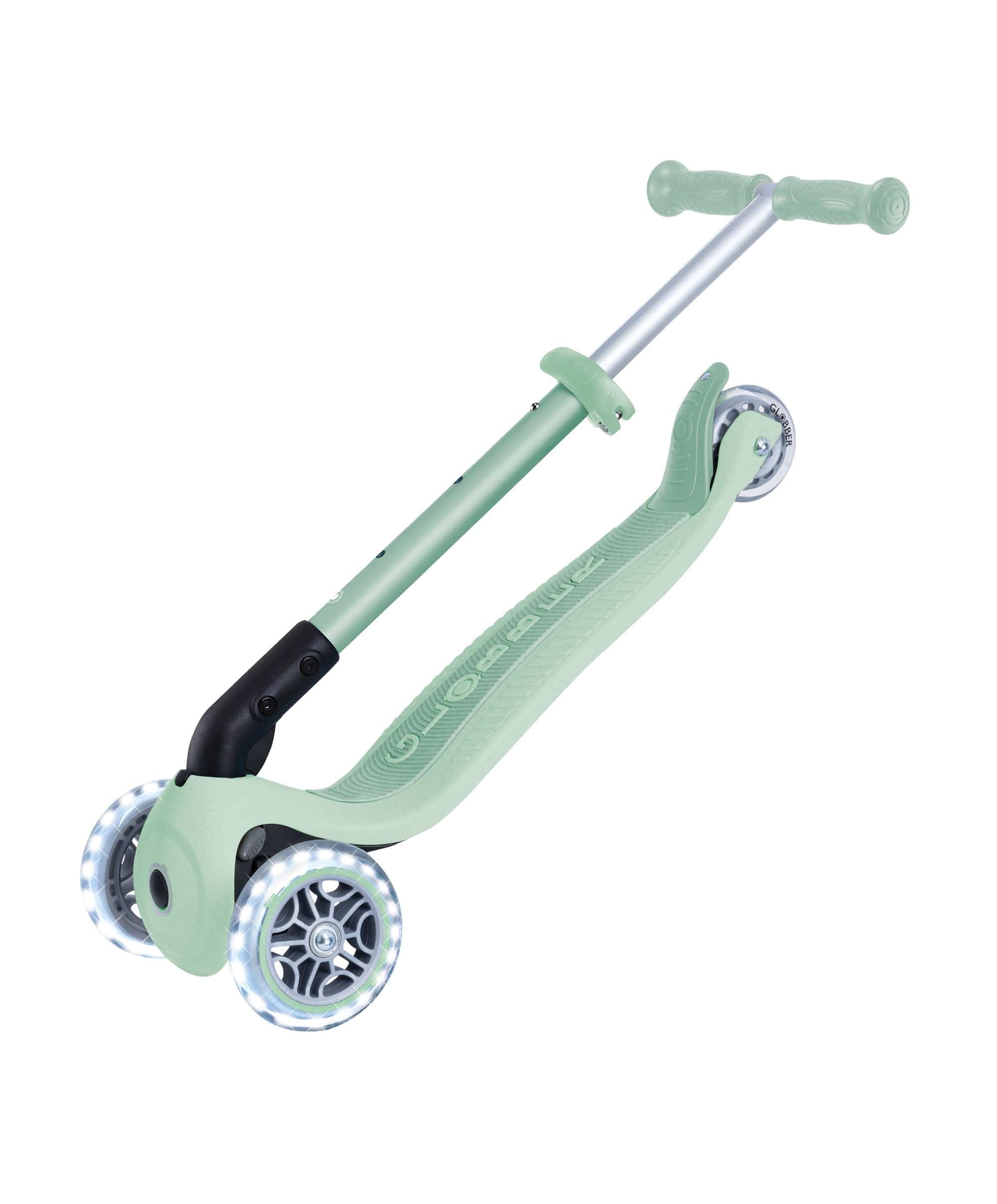 Globber Junior Foldable Lights Eco – Pistachio - Image 8