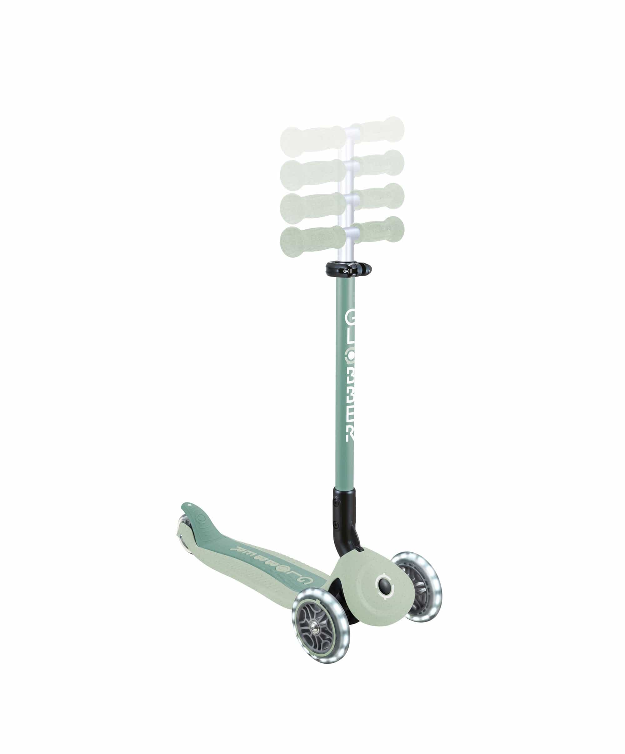 Globber Go Up Active Lights Eco – Pistachio - Image 3