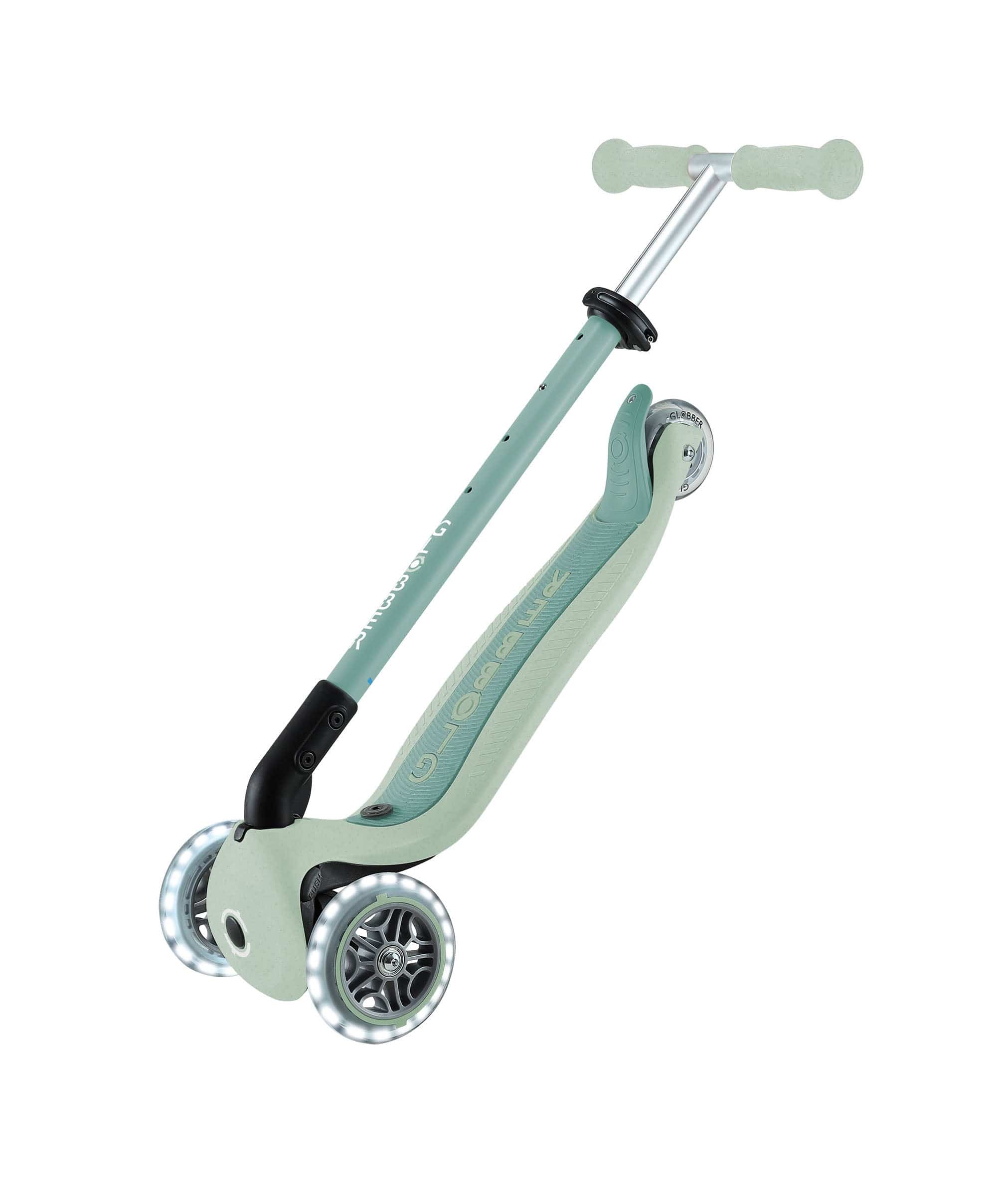 Globber Go Up Active Lights Eco – Pistachio - Image 4