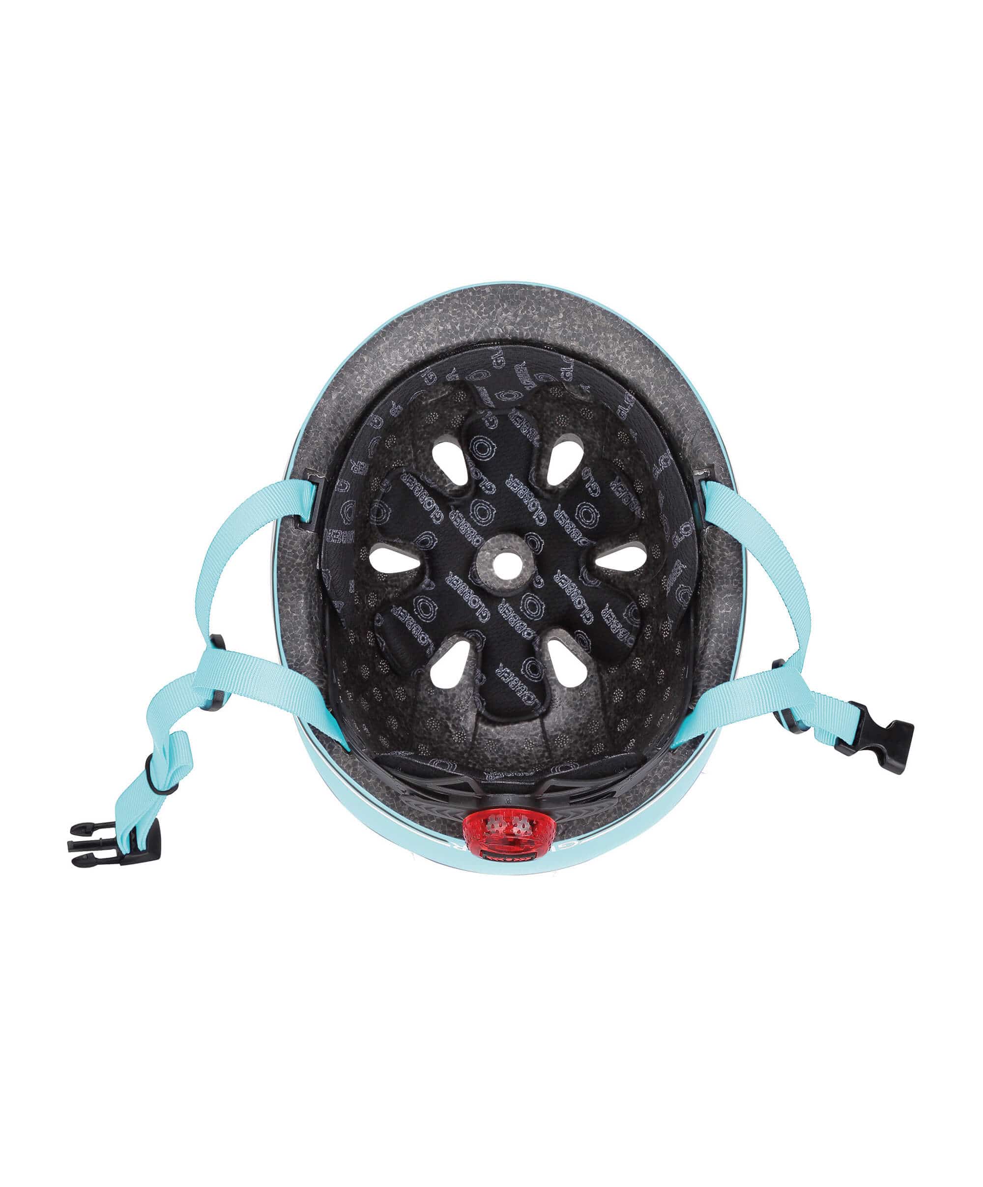 Globber GO-UP Lights Helmet - Pastel Blue - Image 12