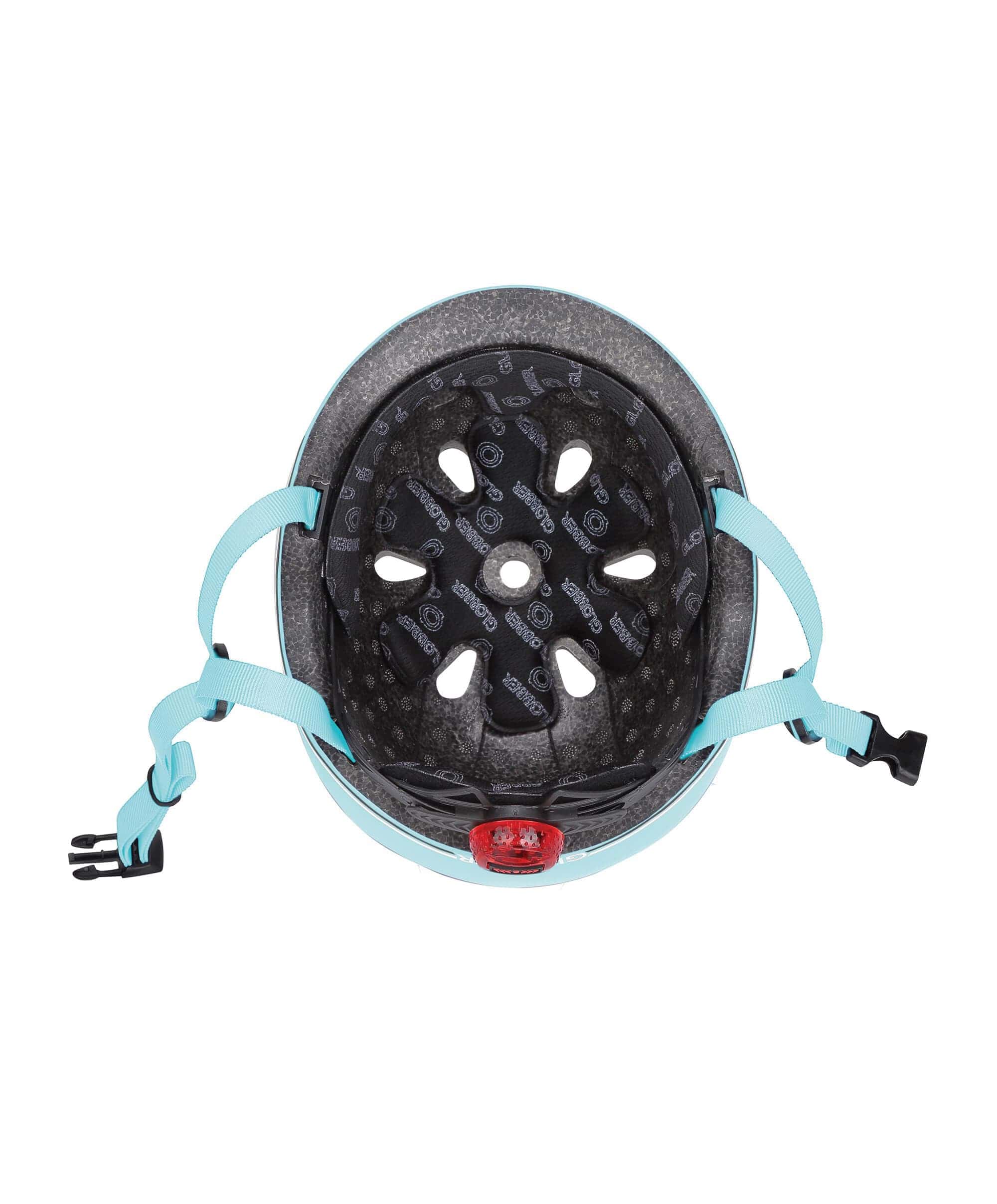 Globber GO-UP Lights Helmet - Pastel Blue - Image 6