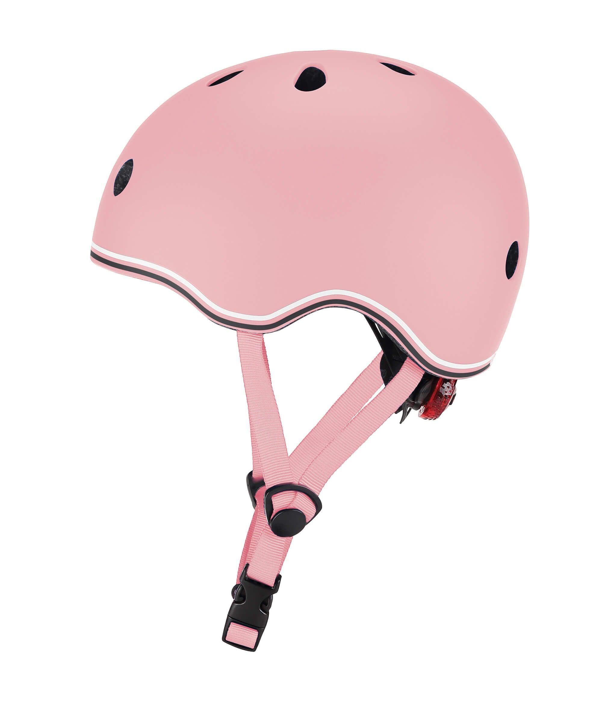 Globber GO-UP Lights Helmet - Pastel Pink - Image 2