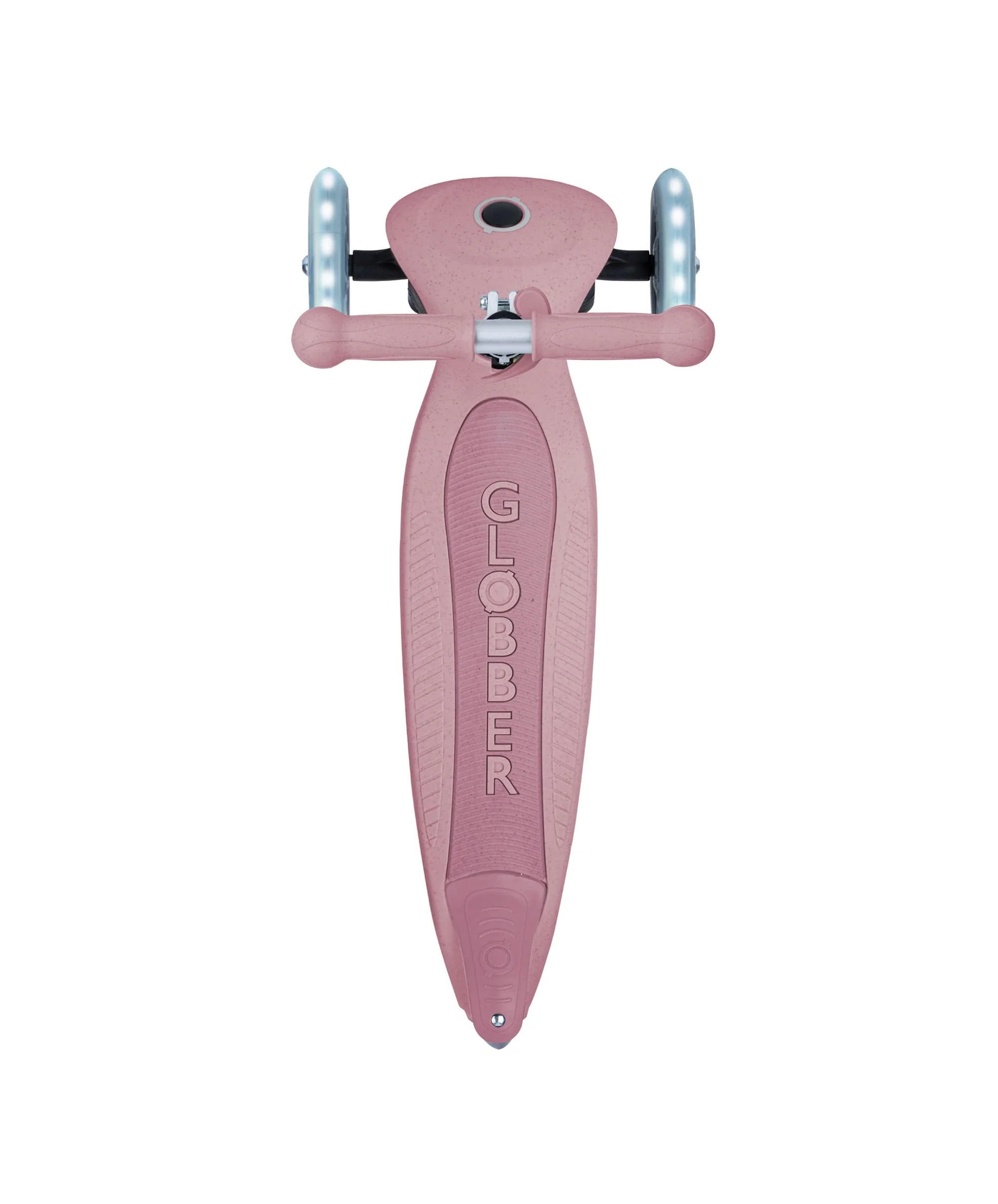 Globber Junior Foldable Lights Eco Scooter - Berry - Image 11