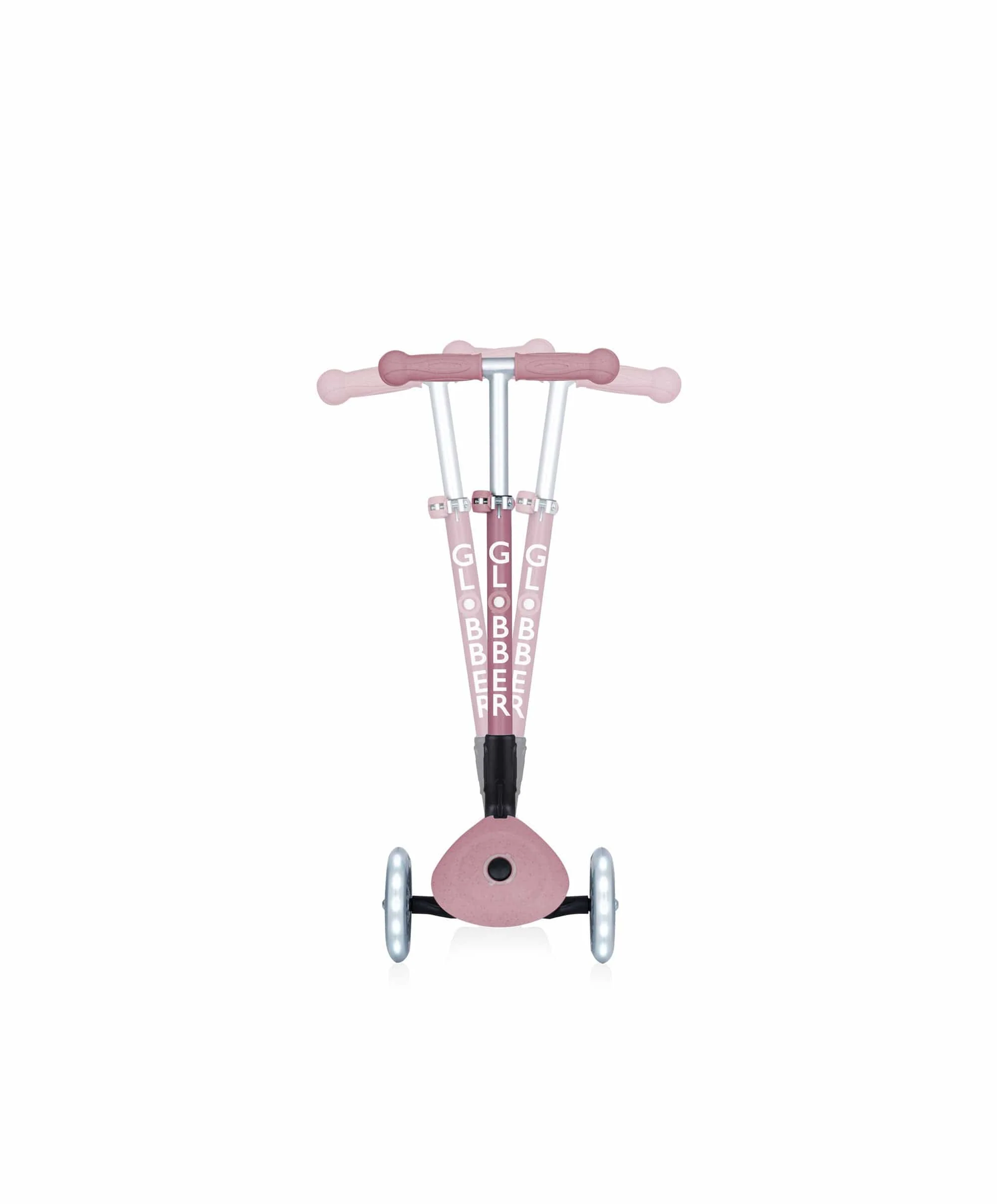 Globber Junior Foldable Lights Eco Scooter - Berry - Image 8