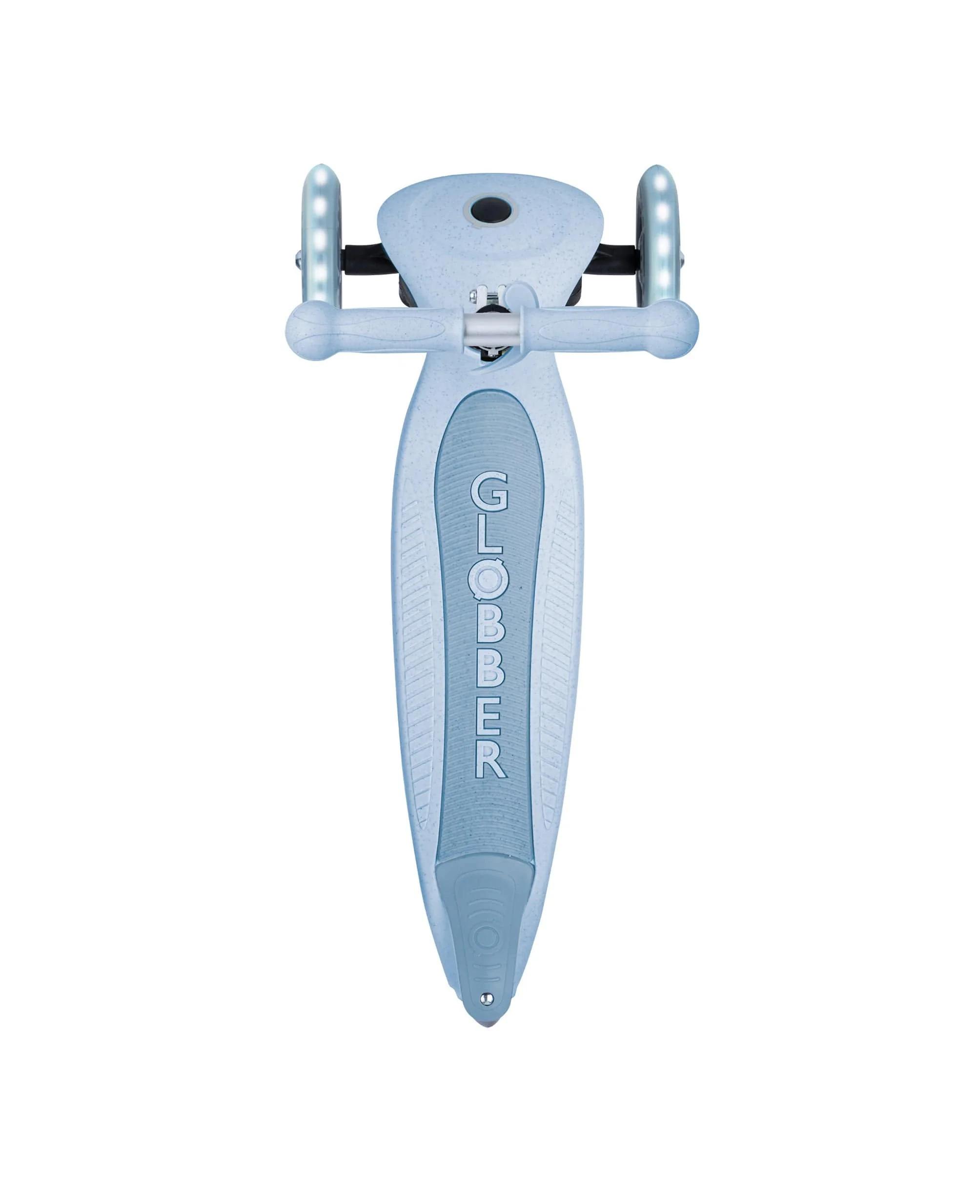 Globber Junior Foldable Lights Eco Scooter - Blueberry - Image 9